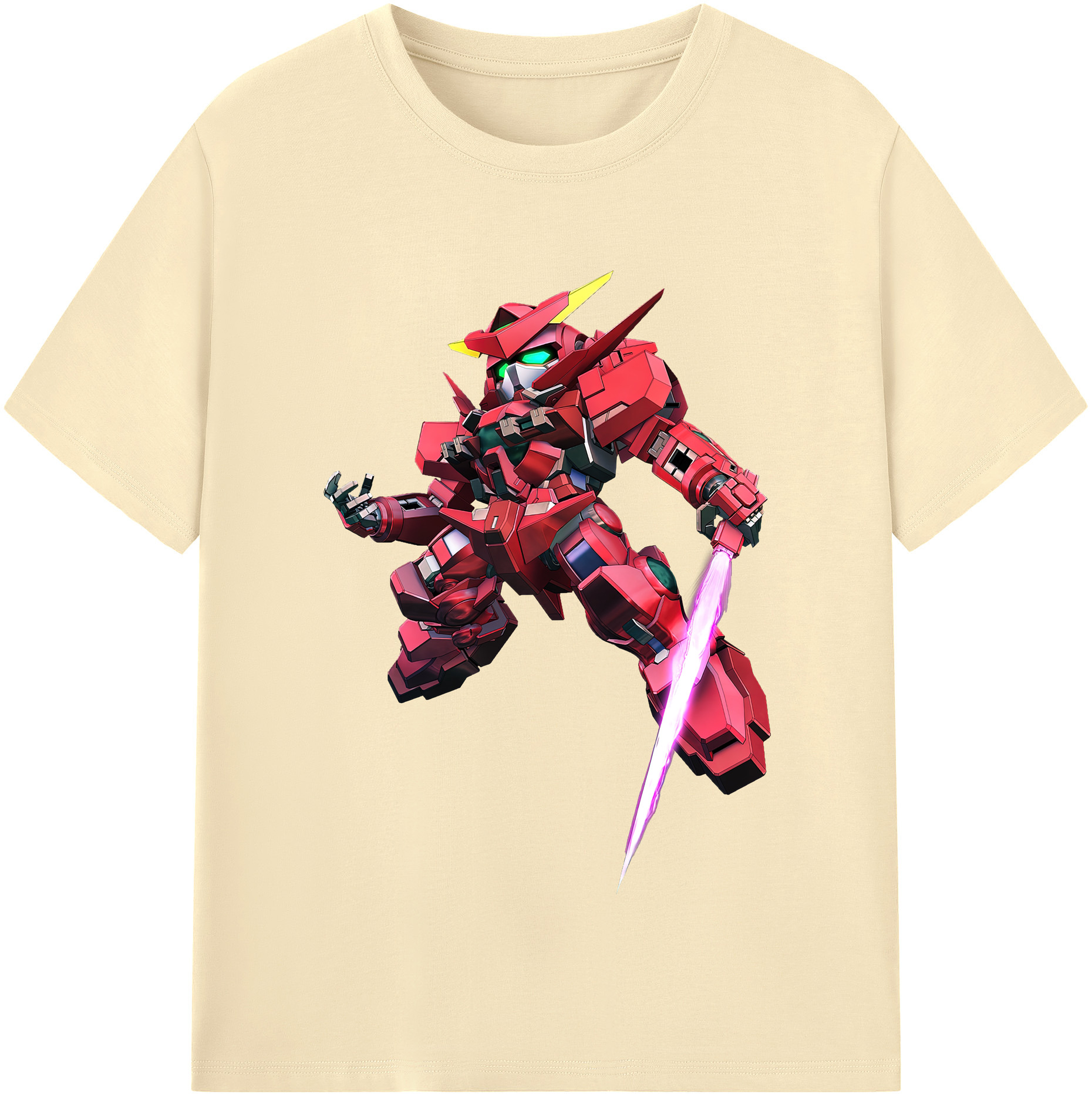 （画像用） 機動戦士ガンダム Mobile Suit Gundam 綿100％半袖Tシャツ（フロントプリント）