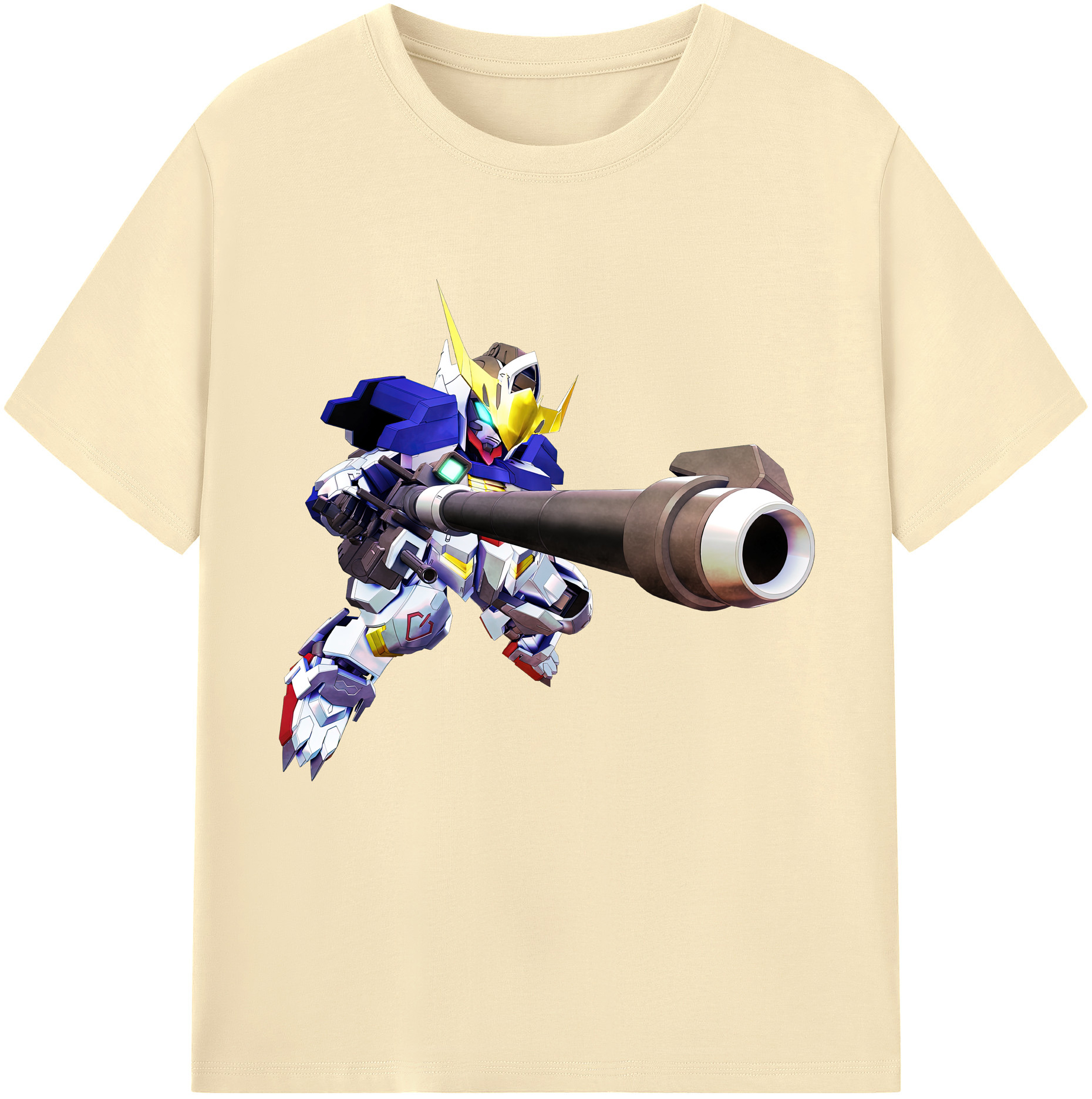 （画像用） 機動戦士ガンダム Mobile Suit Gundam 綿100％半袖Tシャツ（フロントプリント）