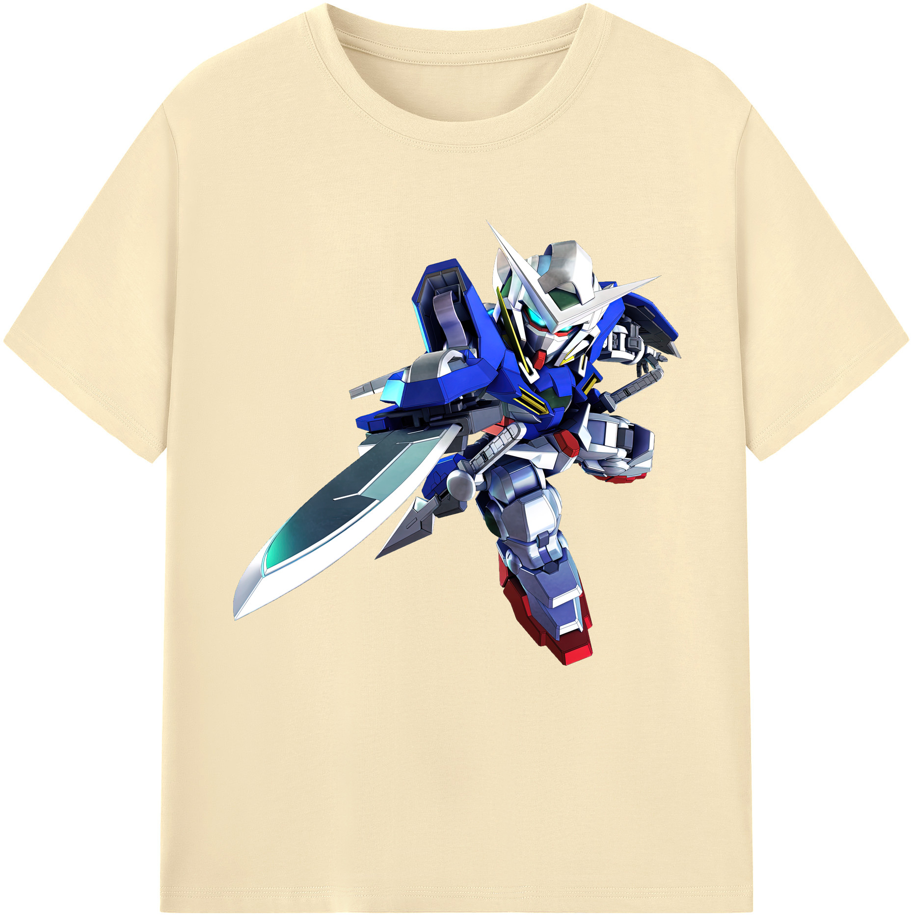 （画像用） 機動戦士ガンダム Mobile Suit Gundam 綿100％半袖Tシャツ（フロントプリント）