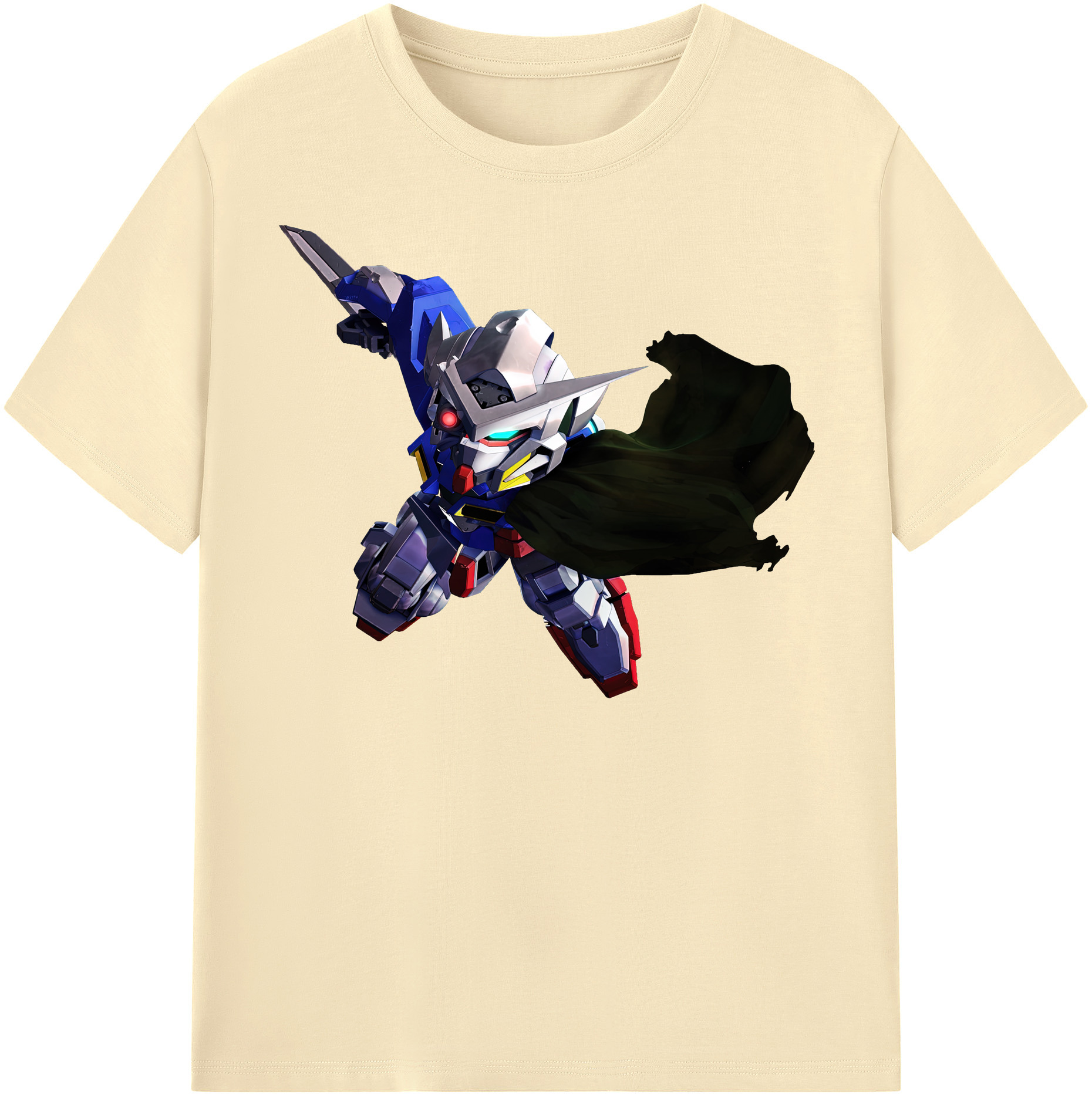 （画像用） 機動戦士ガンダム Mobile Suit Gundam 綿100％半袖Tシャツ（フロントプリント）