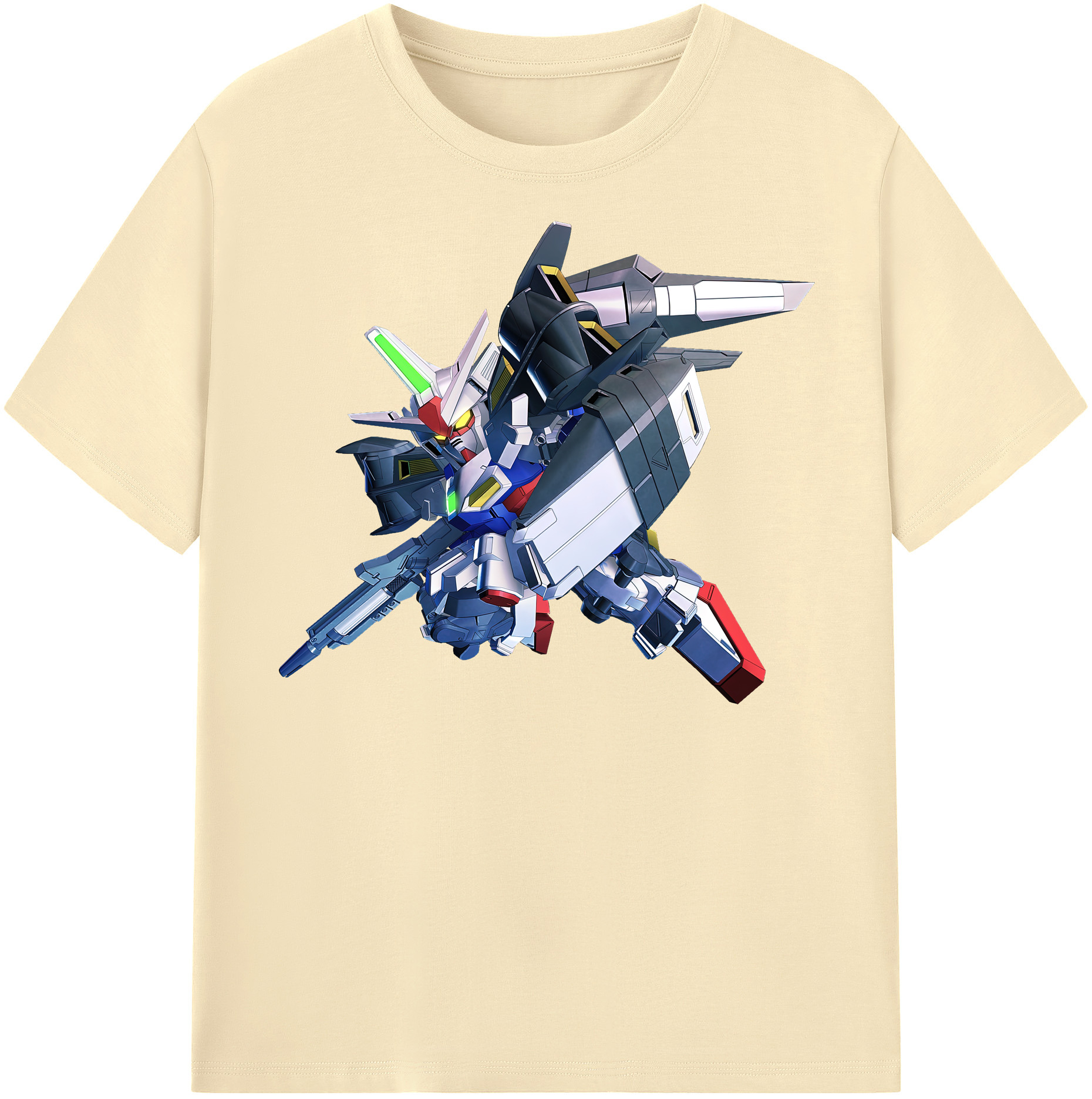 （画像用） 機動戦士ガンダム Mobile Suit Gundam 綿100％半袖Tシャツ（フロントプリント）