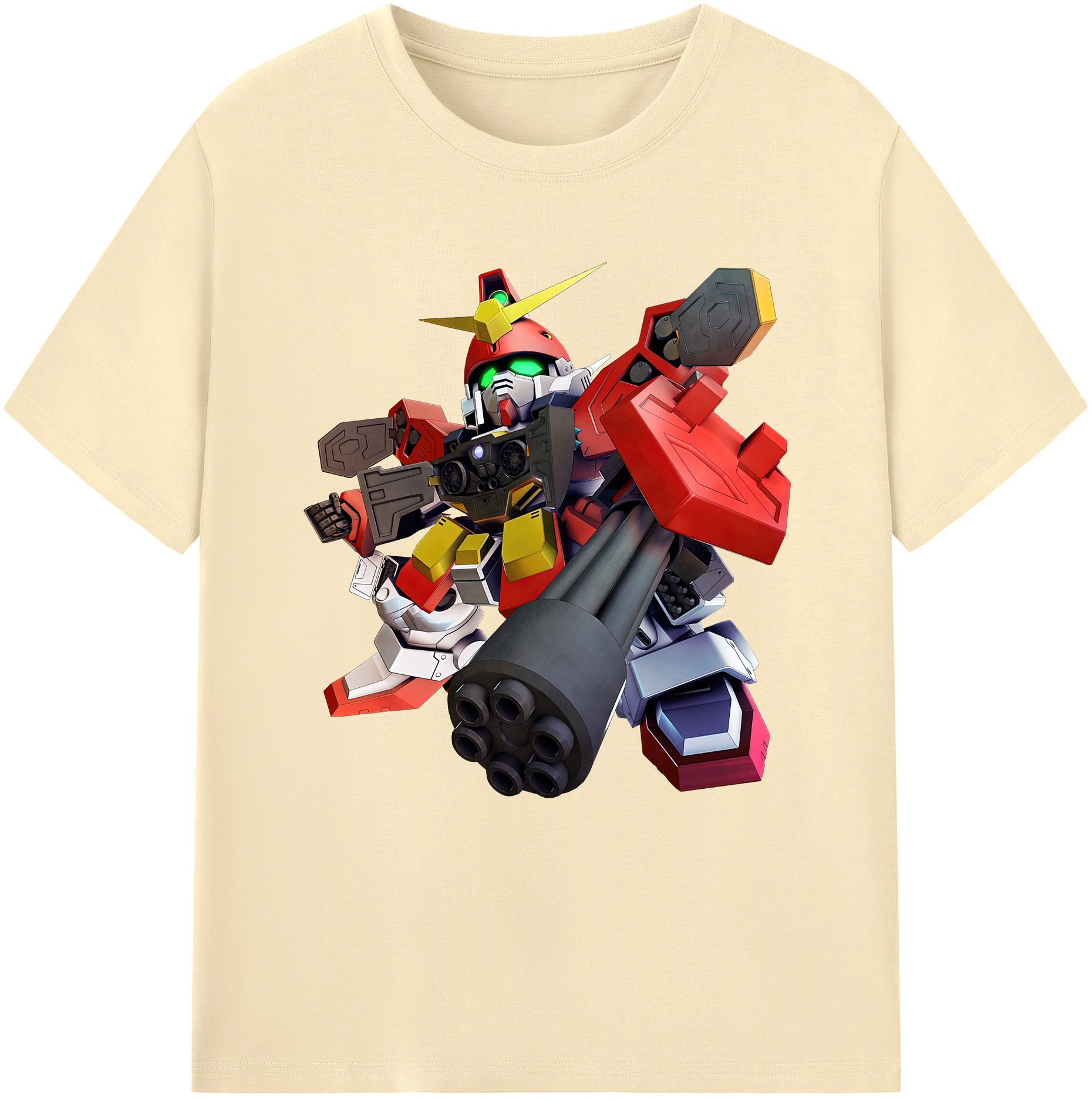 （画像用） 機動戦士ガンダム Mobile Suit Gundam 綿100％半袖Tシャツ（フロントプリント）