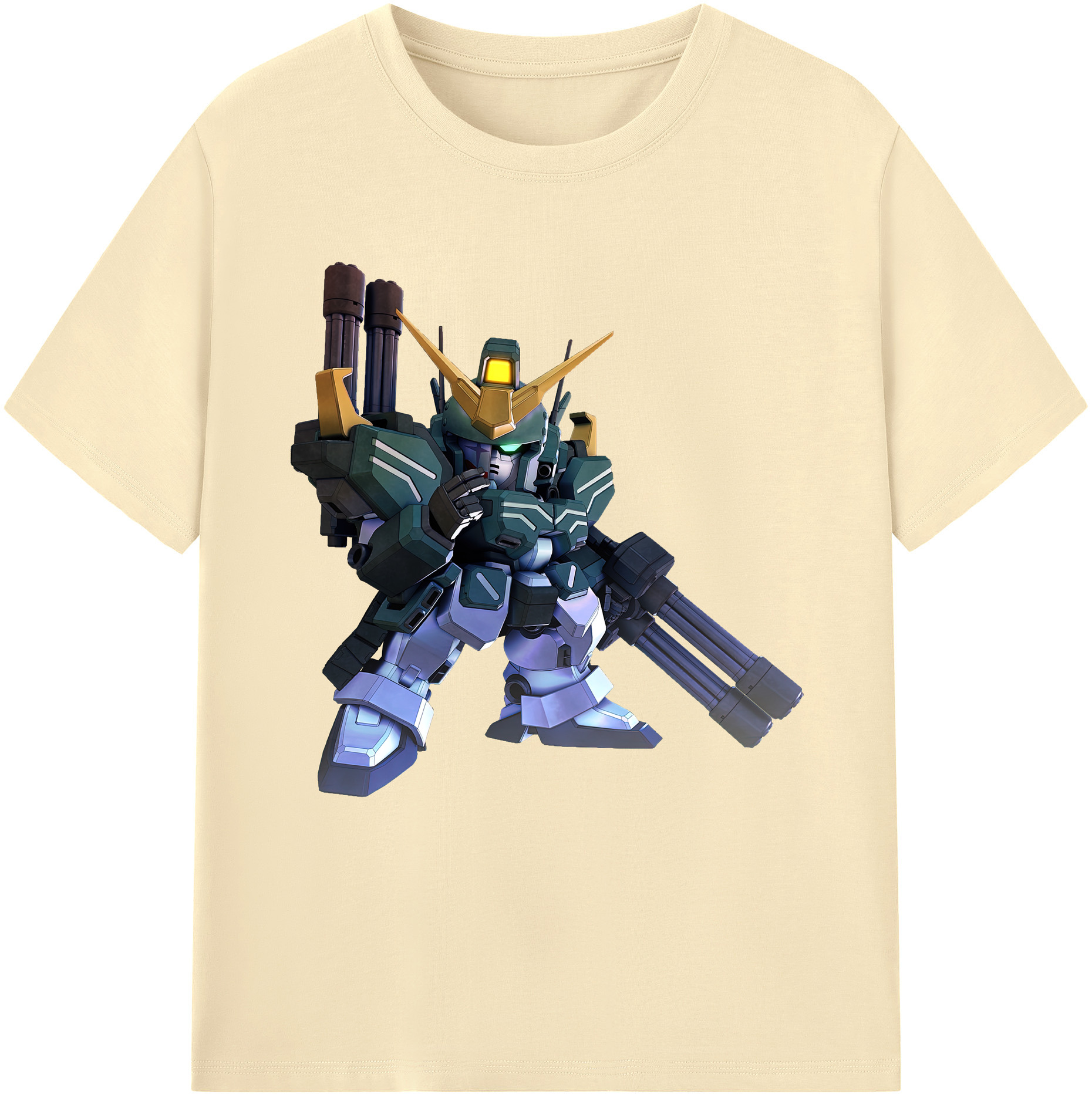 （画像用） 機動戦士ガンダム Mobile Suit Gundam 綿100％半袖Tシャツ（フロントプリント）