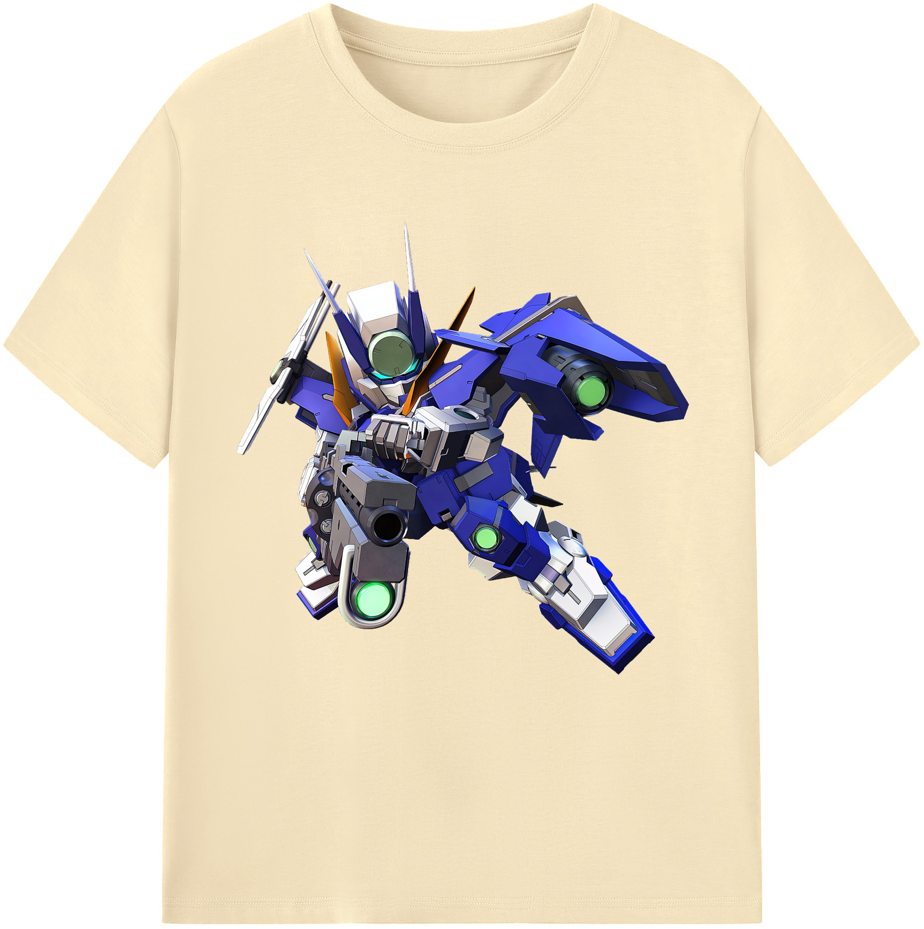 （画像用） 機動戦士ガンダム Mobile Suit Gundam 綿100％半袖Tシャツ（フロントプリント）