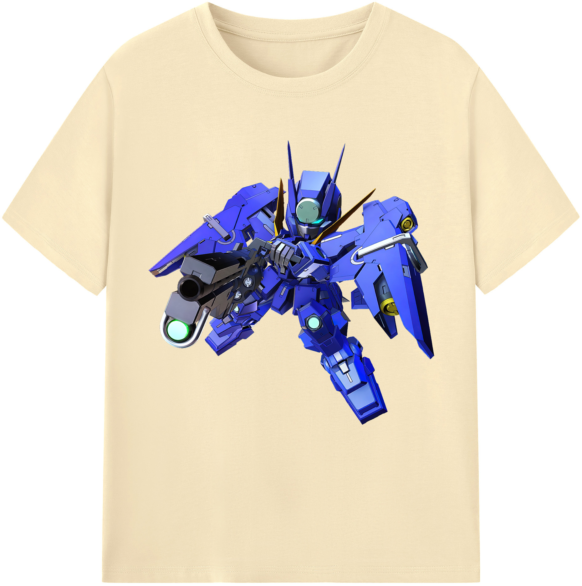 （画像用） 機動戦士ガンダム Mobile Suit Gundam 綿100％半袖Tシャツ（フロントプリント）