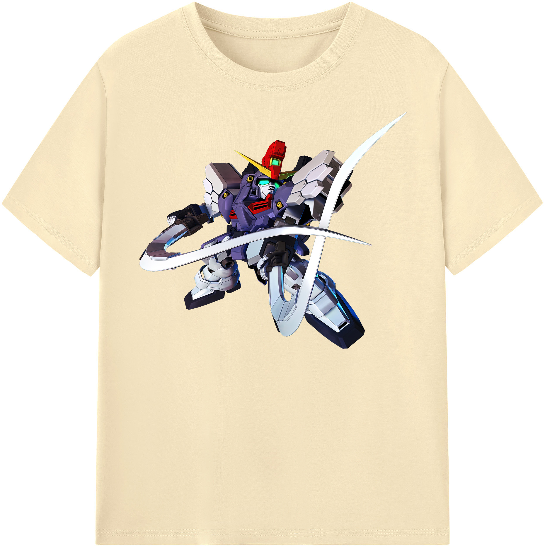（画像用） 機動戦士ガンダム Mobile Suit Gundam 綿100％半袖Tシャツ（フロントプリント）