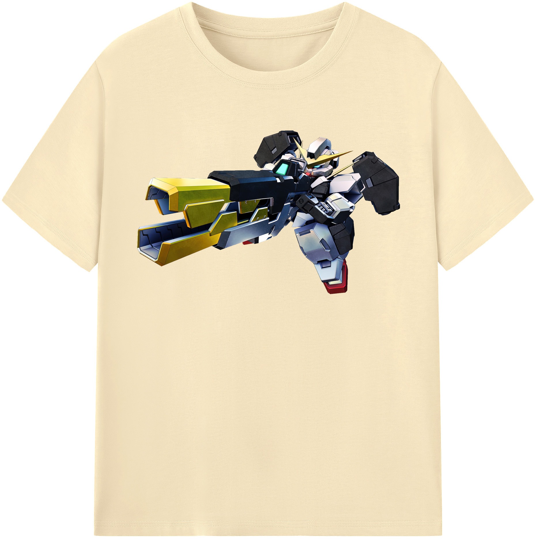 （画像用） 機動戦士ガンダム Mobile Suit Gundam 綿100％半袖Tシャツ（フロントプリント）