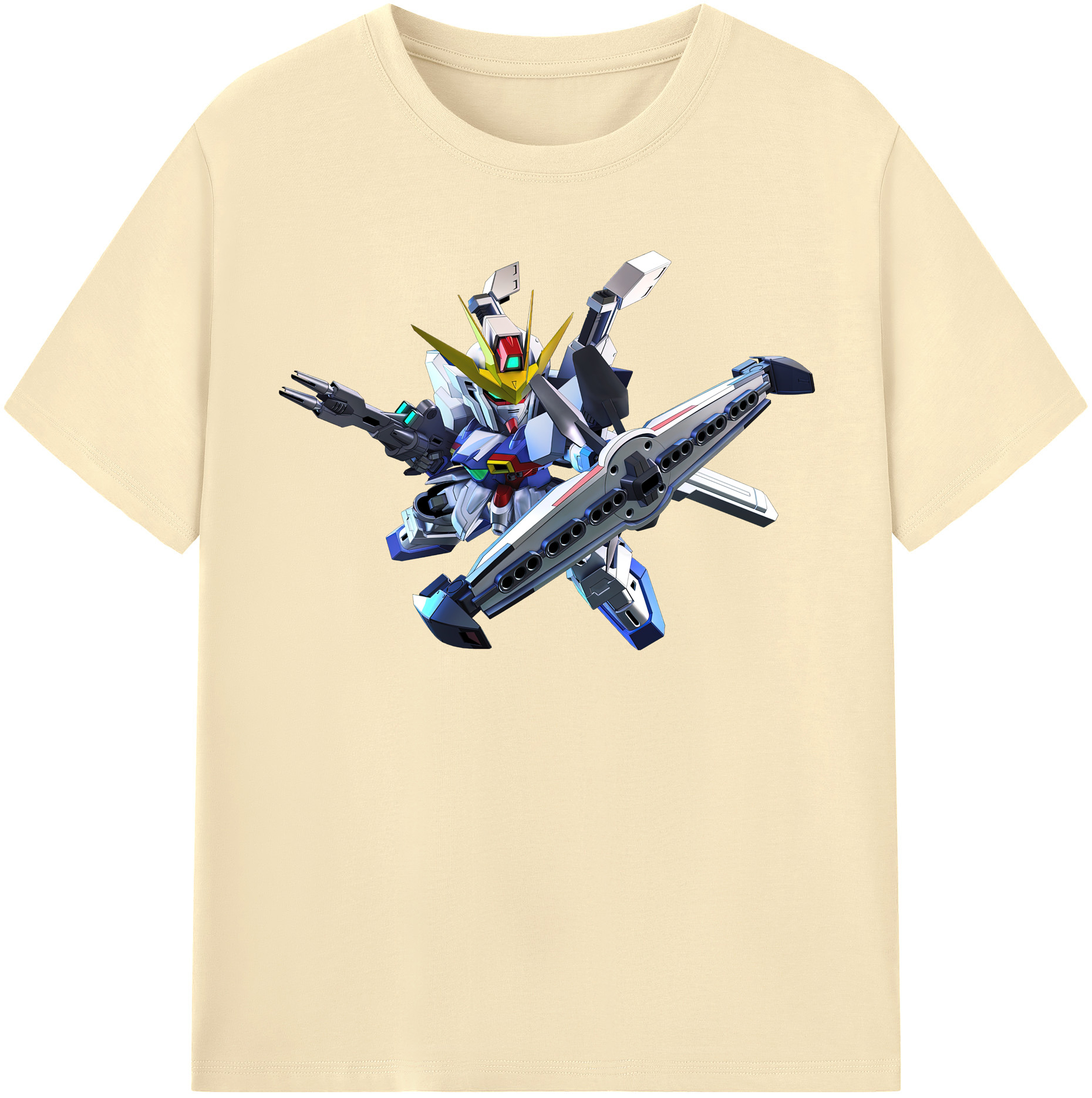（画像用） 機動戦士ガンダム Mobile Suit Gundam 綿100％半袖Tシャツ（フロントプリント）