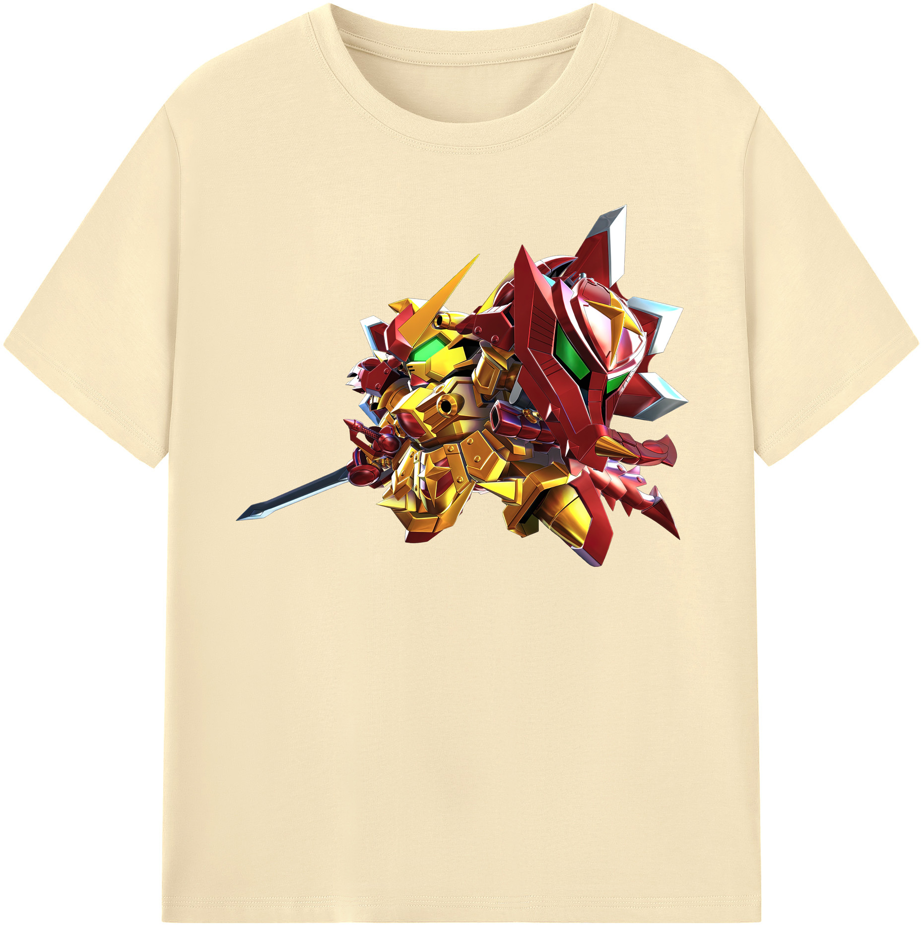 （画像用） 機動戦士ガンダム Mobile Suit Gundam 綿100％半袖Tシャツ（フロントプリント）