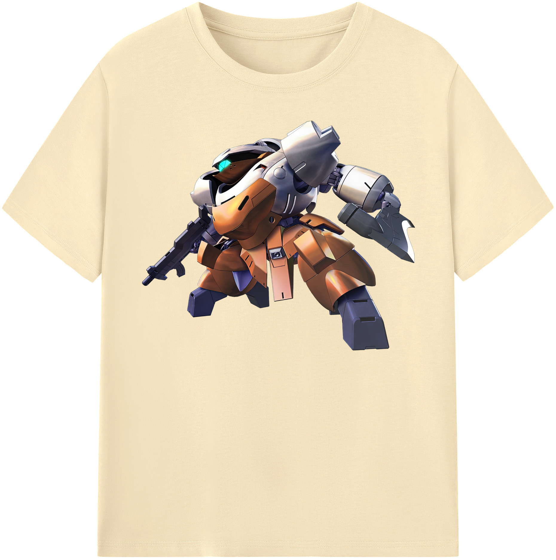 （画像用） 機動戦士ガンダム Mobile Suit Gundam 綿100％半袖Tシャツ（フロントプリント）