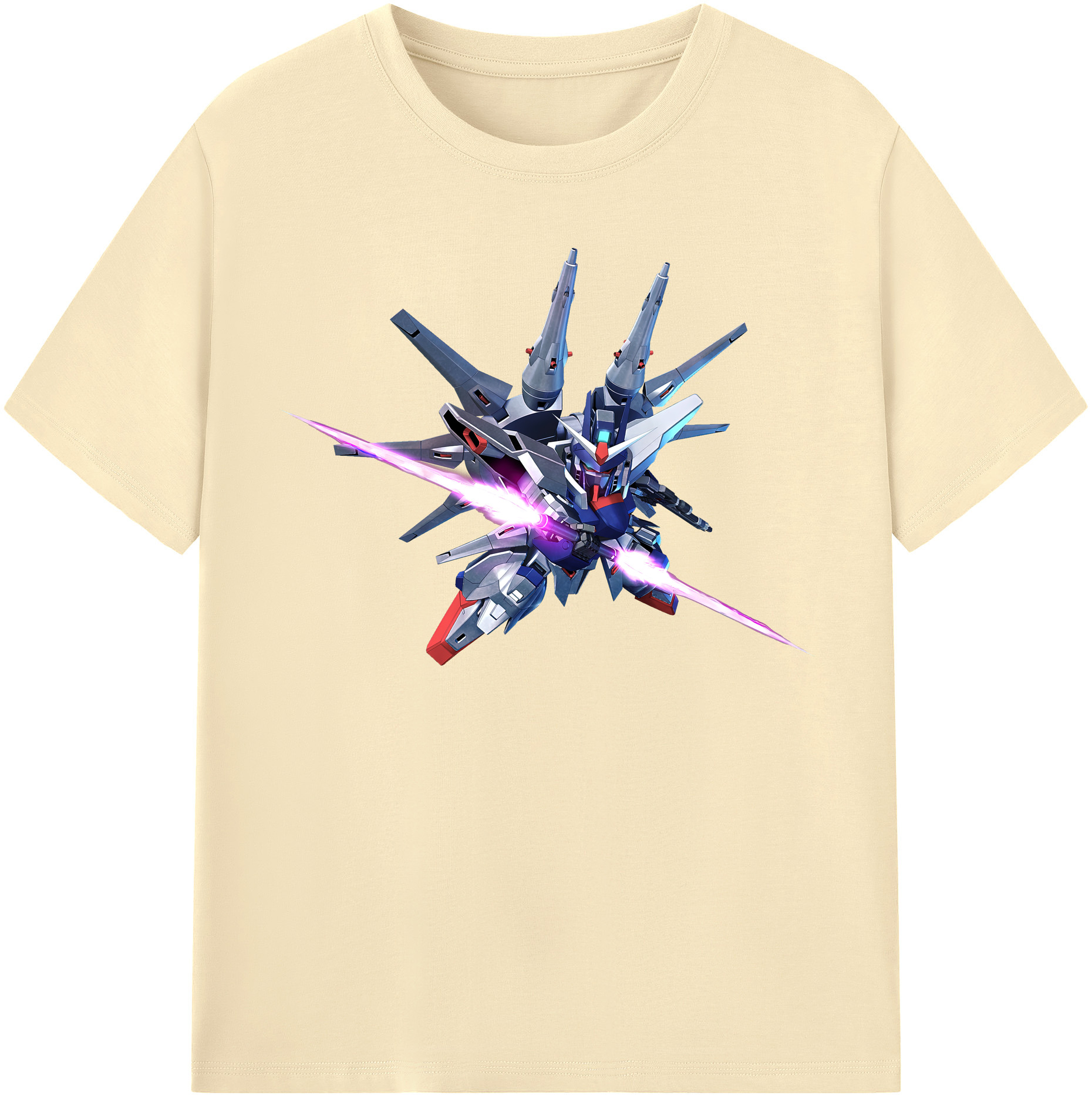 （画像用） 機動戦士ガンダム Mobile Suit Gundam 綿100％半袖Tシャツ（フロントプリント）