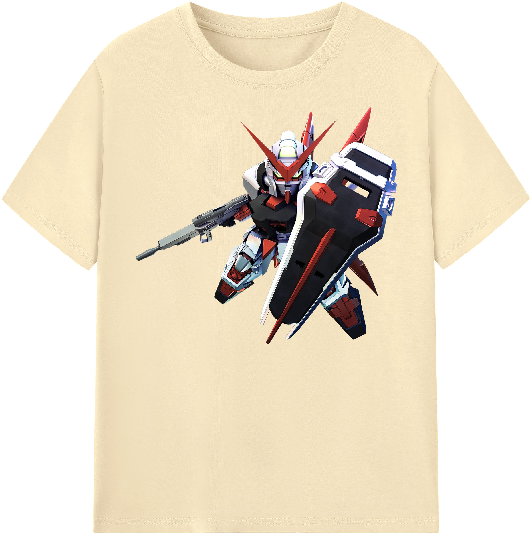 （画像用） 機動戦士ガンダム Mobile Suit Gundam 綿100％半袖Tシャツ（フロントプリント）
