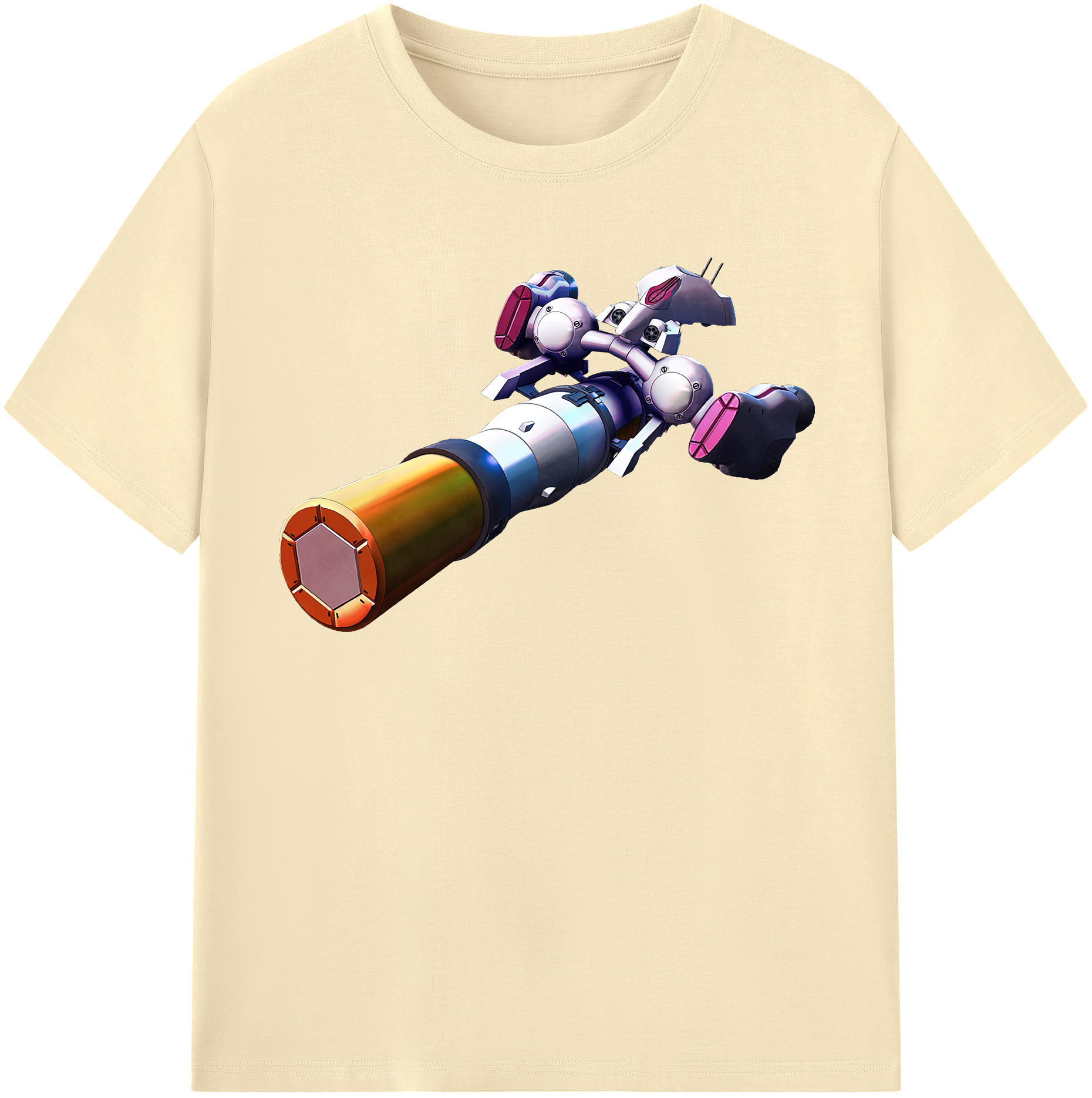 （画像用） 機動戦士ガンダム Mobile Suit Gundam 綿100％半袖Tシャツ（フロントプリント）