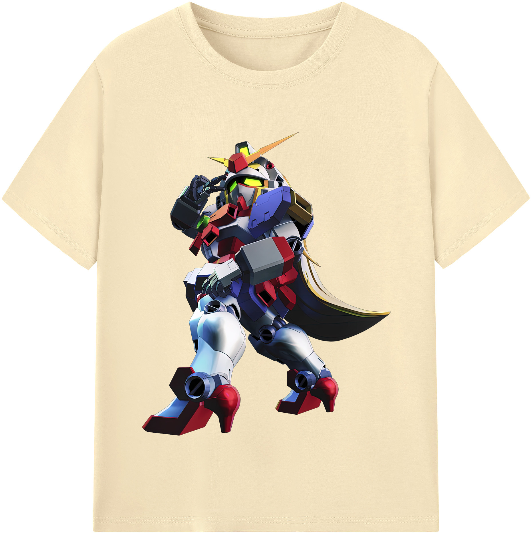 （画像用） 機動戦士ガンダム Mobile Suit Gundam 綿100％半袖Tシャツ（フロントプリント）