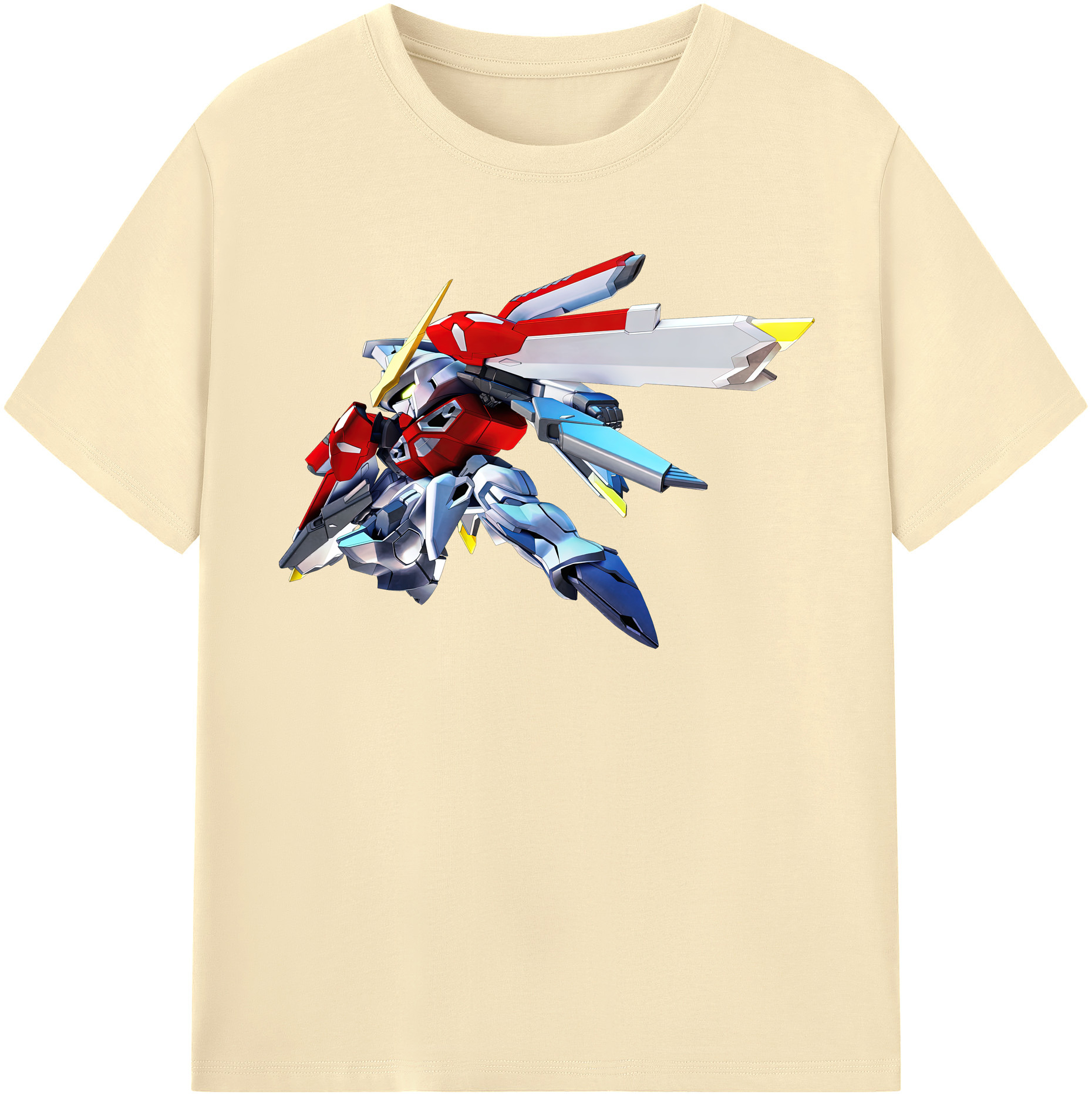 （画像用） 機動戦士ガンダム Mobile Suit Gundam 綿100％半袖Tシャツ（フロントプリント）