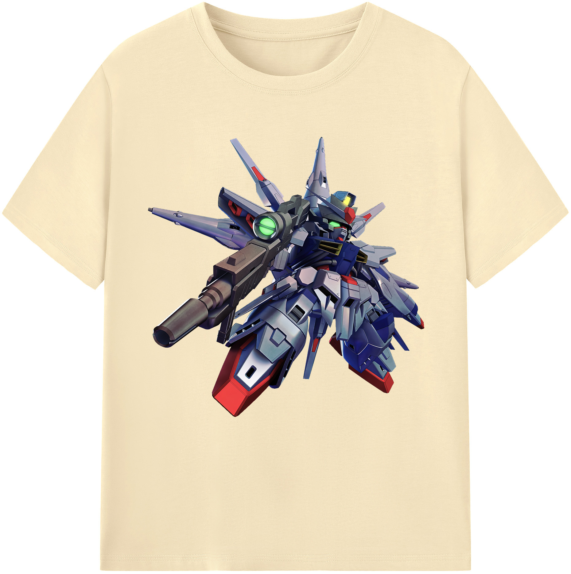 （画像用） 機動戦士ガンダム Mobile Suit Gundam 綿100％半袖Tシャツ（フロントプリント）