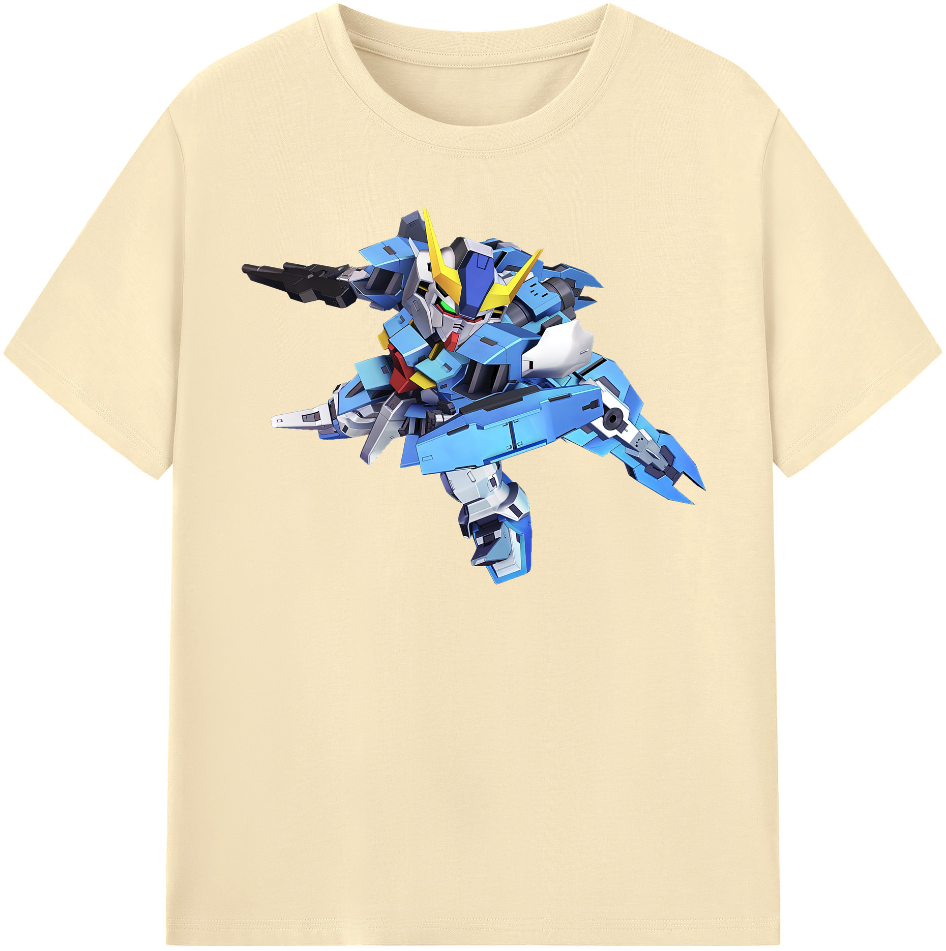 （画像用） 機動戦士ガンダム Mobile Suit Gundam 綿100％半袖Tシャツ（フロントプリント）