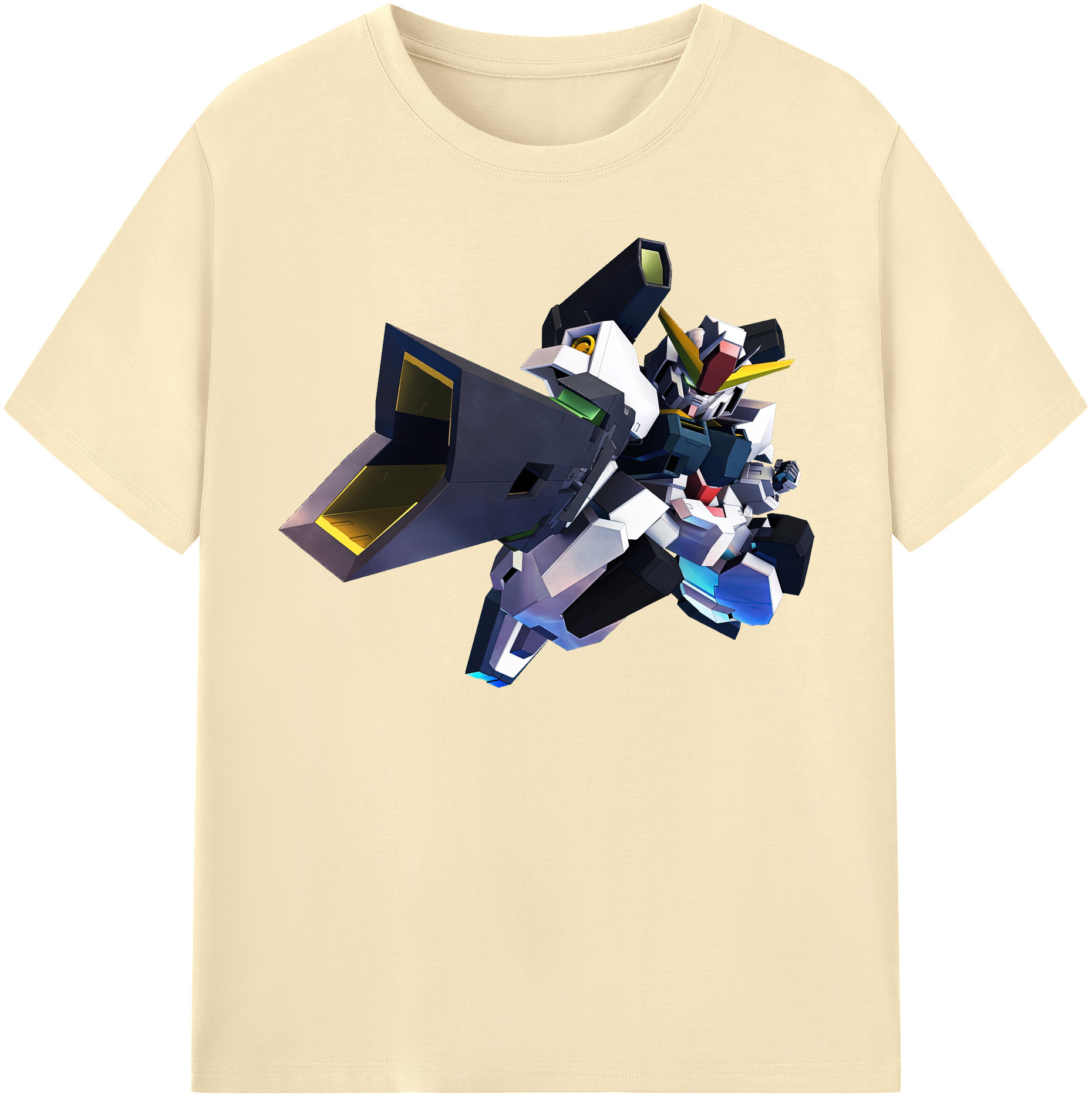 （画像用） 機動戦士ガンダム Mobile Suit Gundam 綿100％半袖Tシャツ（フロントプリント）
