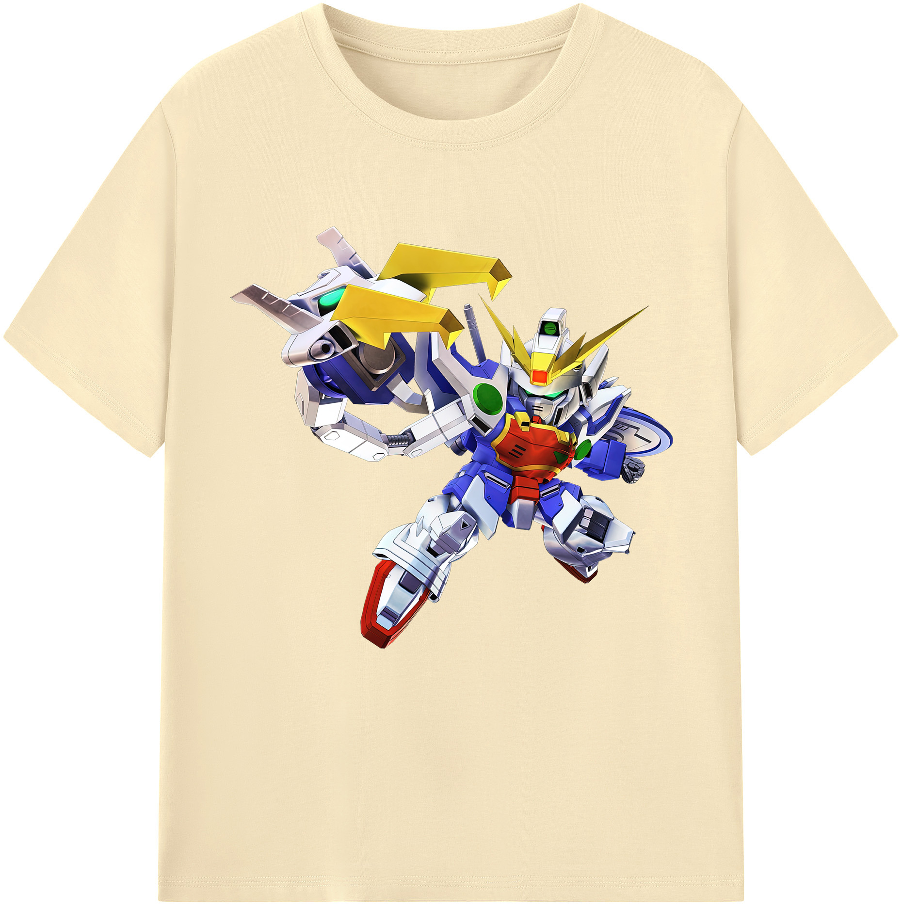 （画像用） 機動戦士ガンダム Mobile Suit Gundam 綿100％半袖Tシャツ（フロントプリント）