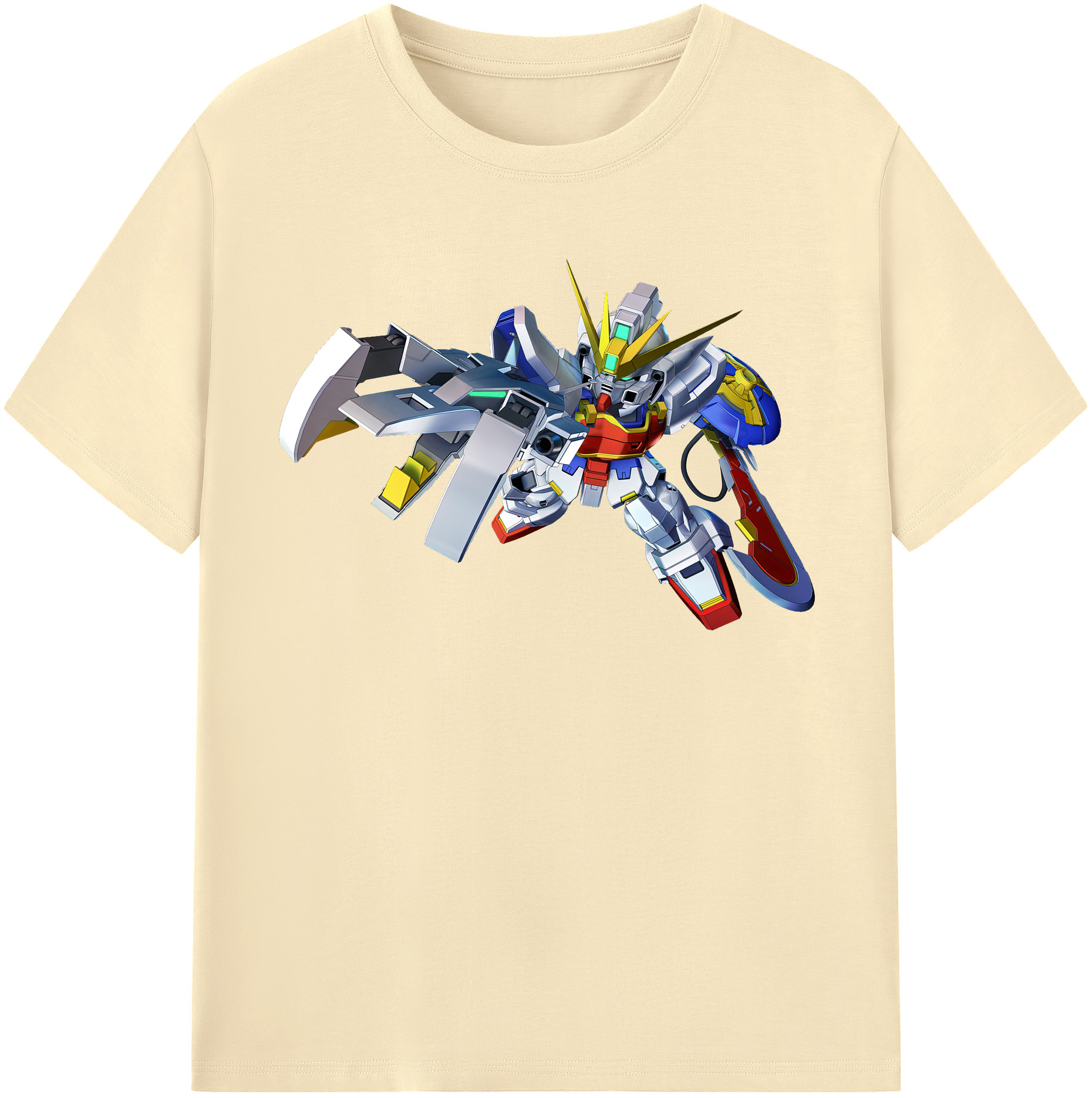 （画像用） 機動戦士ガンダム Mobile Suit Gundam 綿100％半袖Tシャツ（フロントプリント）
