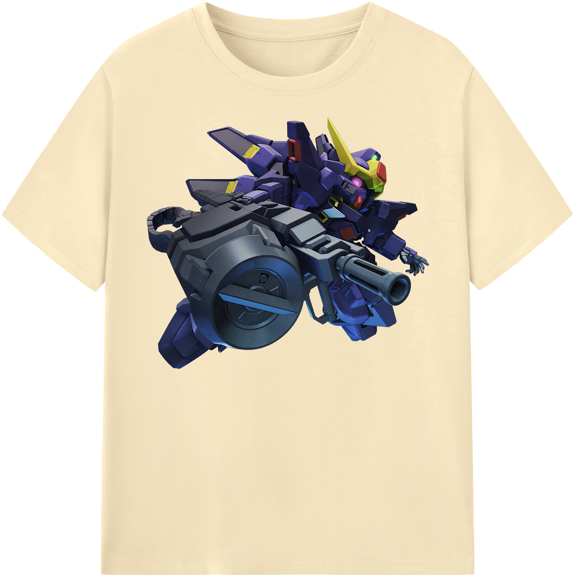 （画像用） 機動戦士ガンダム Mobile Suit Gundam 綿100％半袖Tシャツ（フロントプリント）