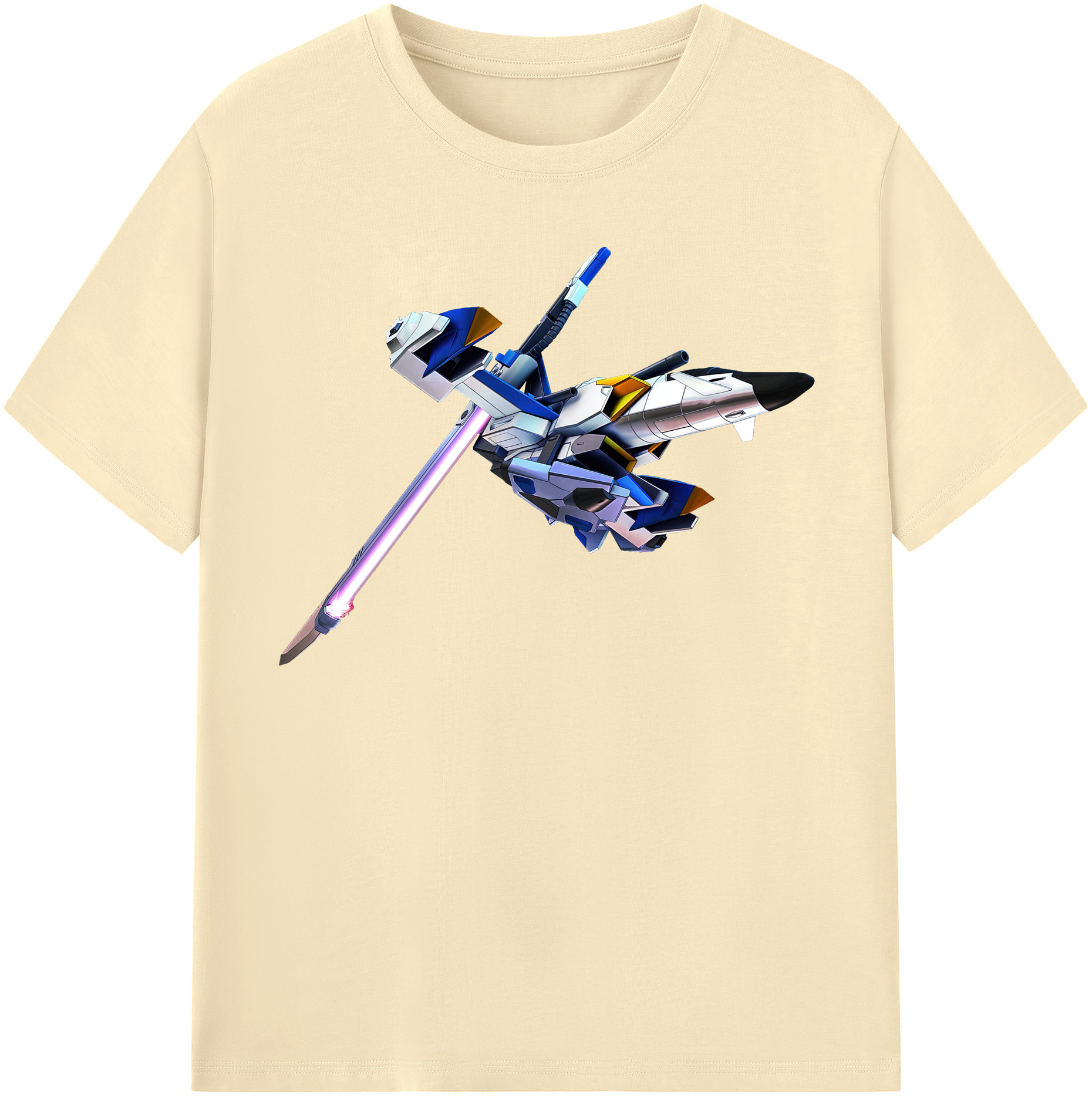 （画像用） 機動戦士ガンダム Mobile Suit Gundam 綿100％半袖Tシャツ（フロントプリント）