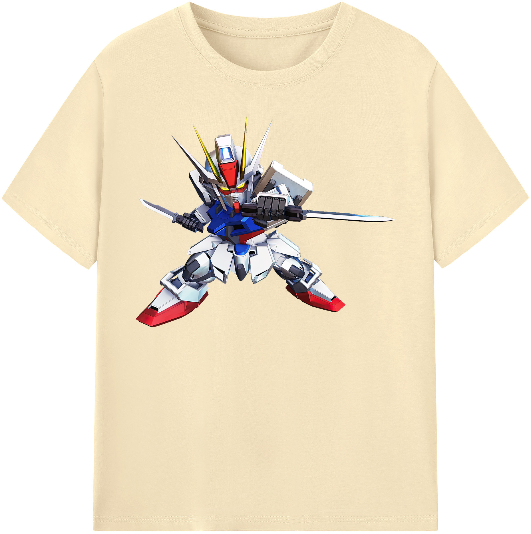 （画像用） 機動戦士ガンダム Mobile Suit Gundam 綿100％半袖Tシャツ（フロントプリント）