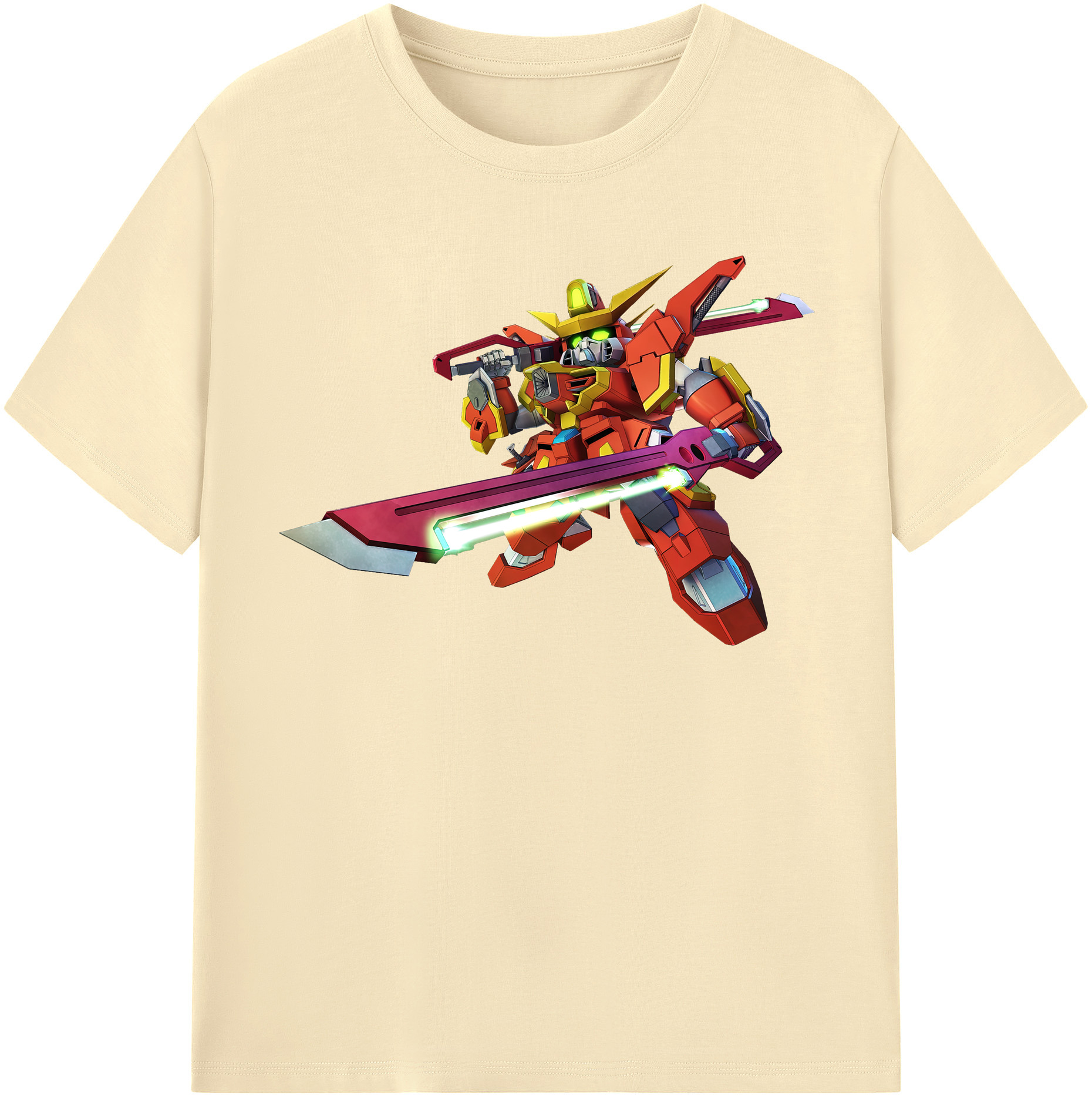 （画像用） 機動戦士ガンダム Mobile Suit Gundam 綿100％半袖Tシャツ（フロントプリント）