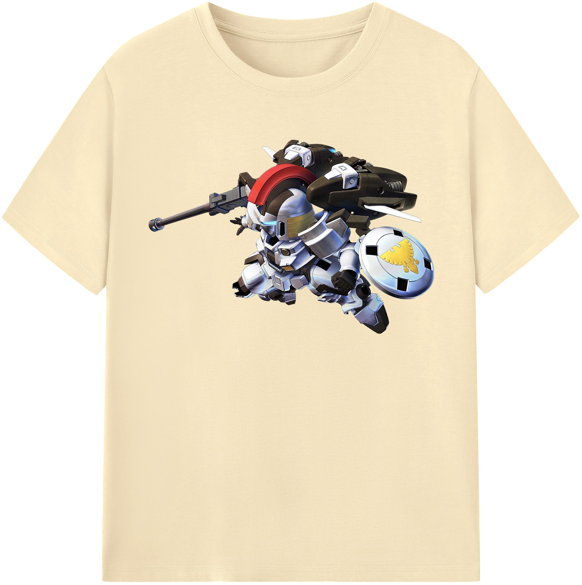 （画像用） 機動戦士ガンダム Mobile Suit Gundam 綿100％半袖Tシャツ（フロントプリント）