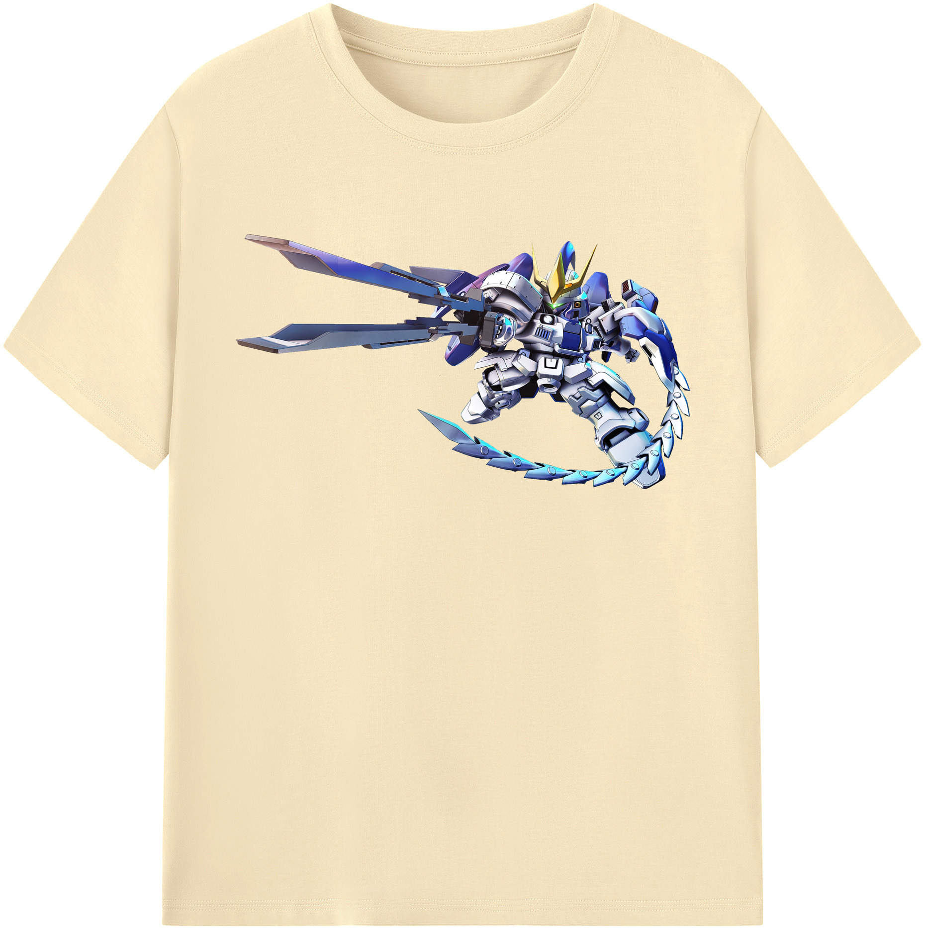 （画像用） 機動戦士ガンダム Mobile Suit Gundam 綿100％半袖Tシャツ（フロントプリント）