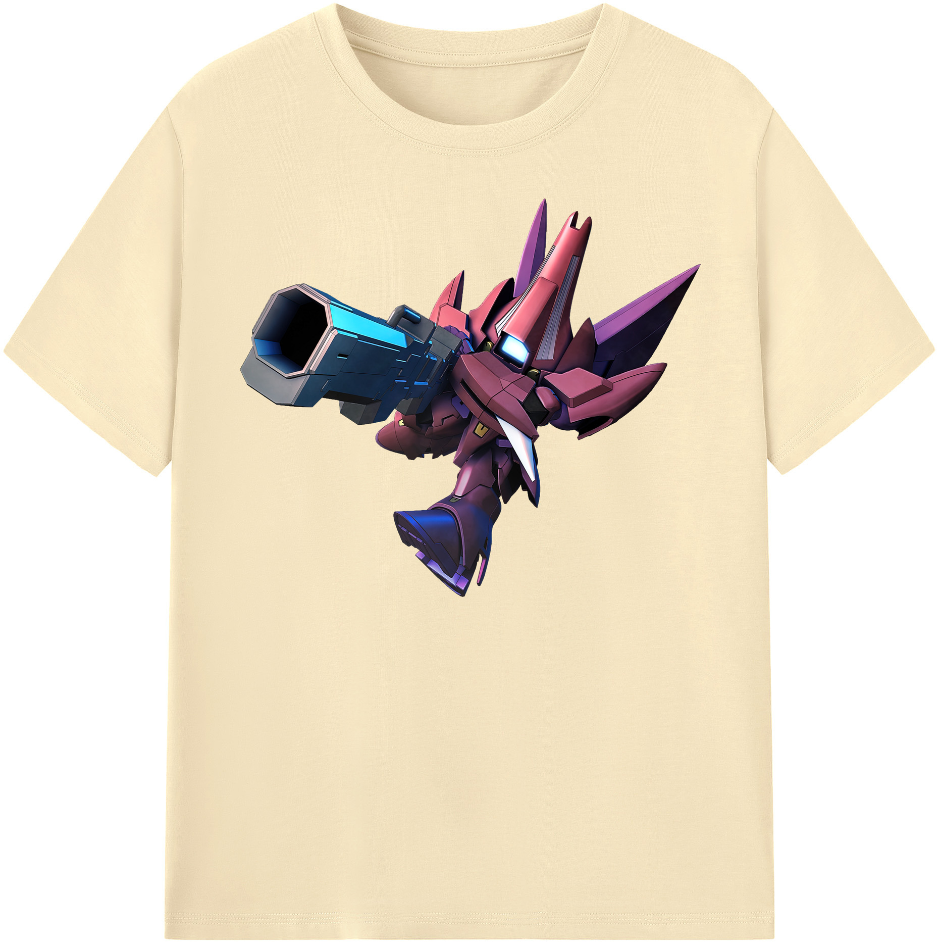 （画像用） 機動戦士ガンダム Mobile Suit Gundam 綿100％半袖Tシャツ（フロントプリント）