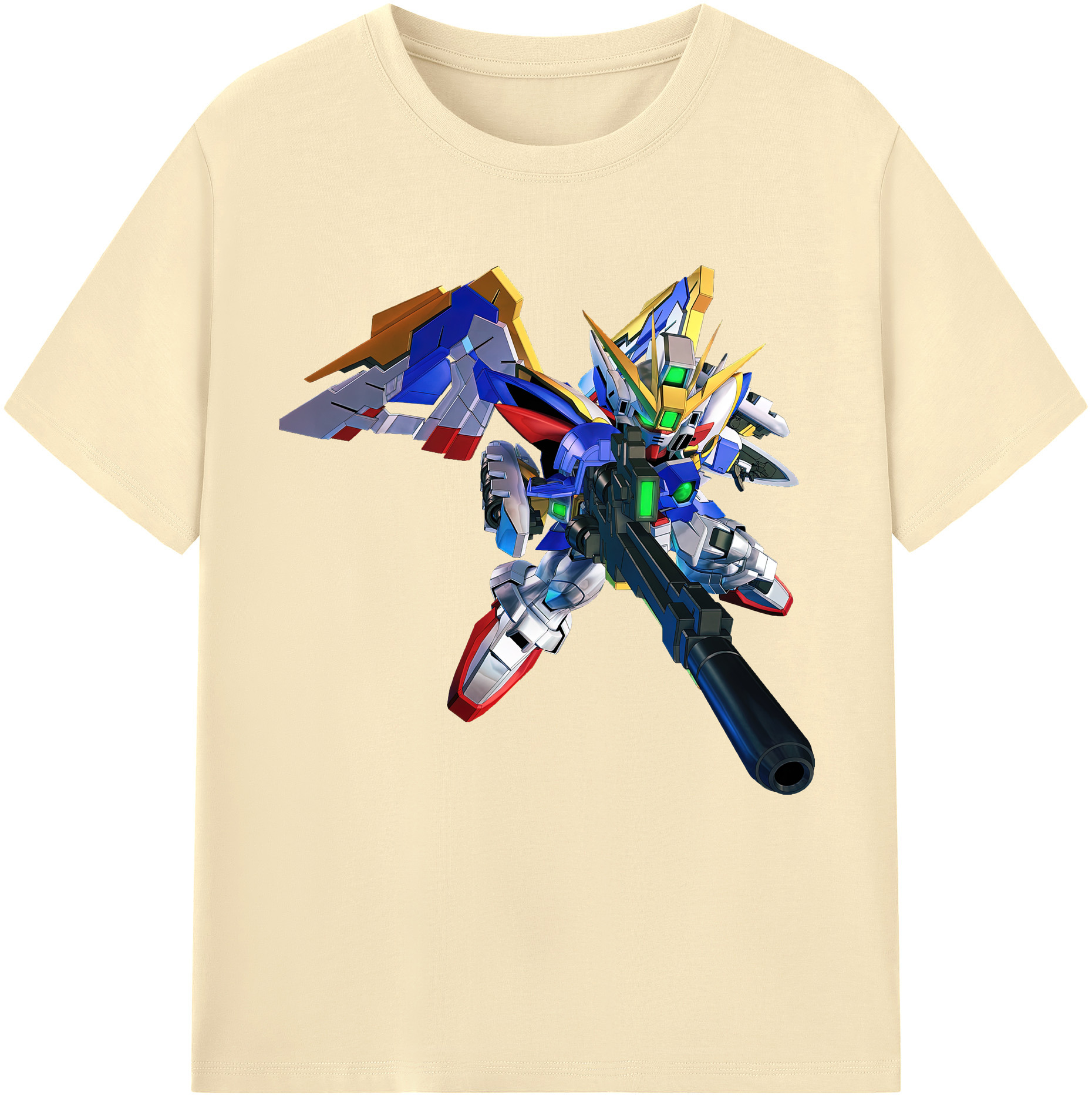 （画像用） 機動戦士ガンダム Mobile Suit Gundam 綿100％半袖Tシャツ（フロントプリント）