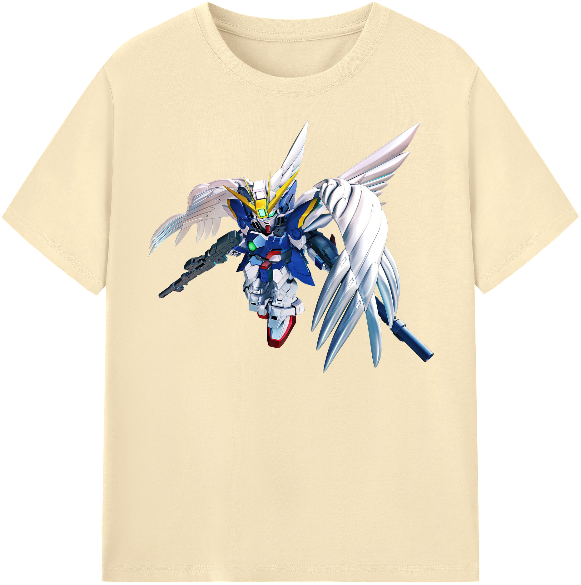 （画像用） 機動戦士ガンダム Mobile Suit Gundam 綿100％半袖Tシャツ（フロントプリント）