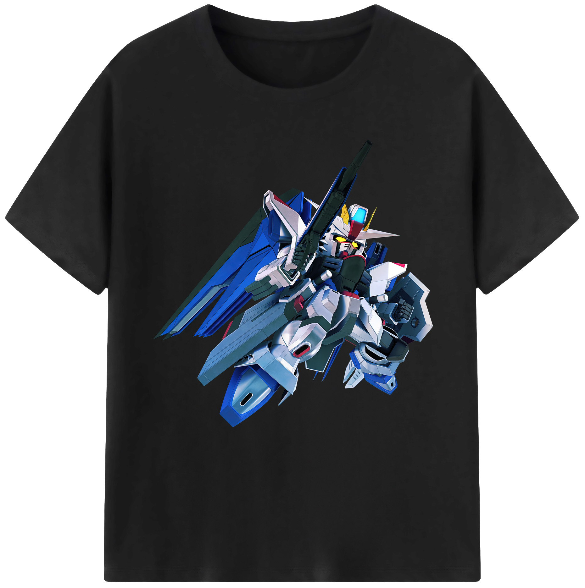 （画像用） 機動戦士ガンダム Mobile Suit Gundam 綿100％半袖Tシャツ（フロントプリント）