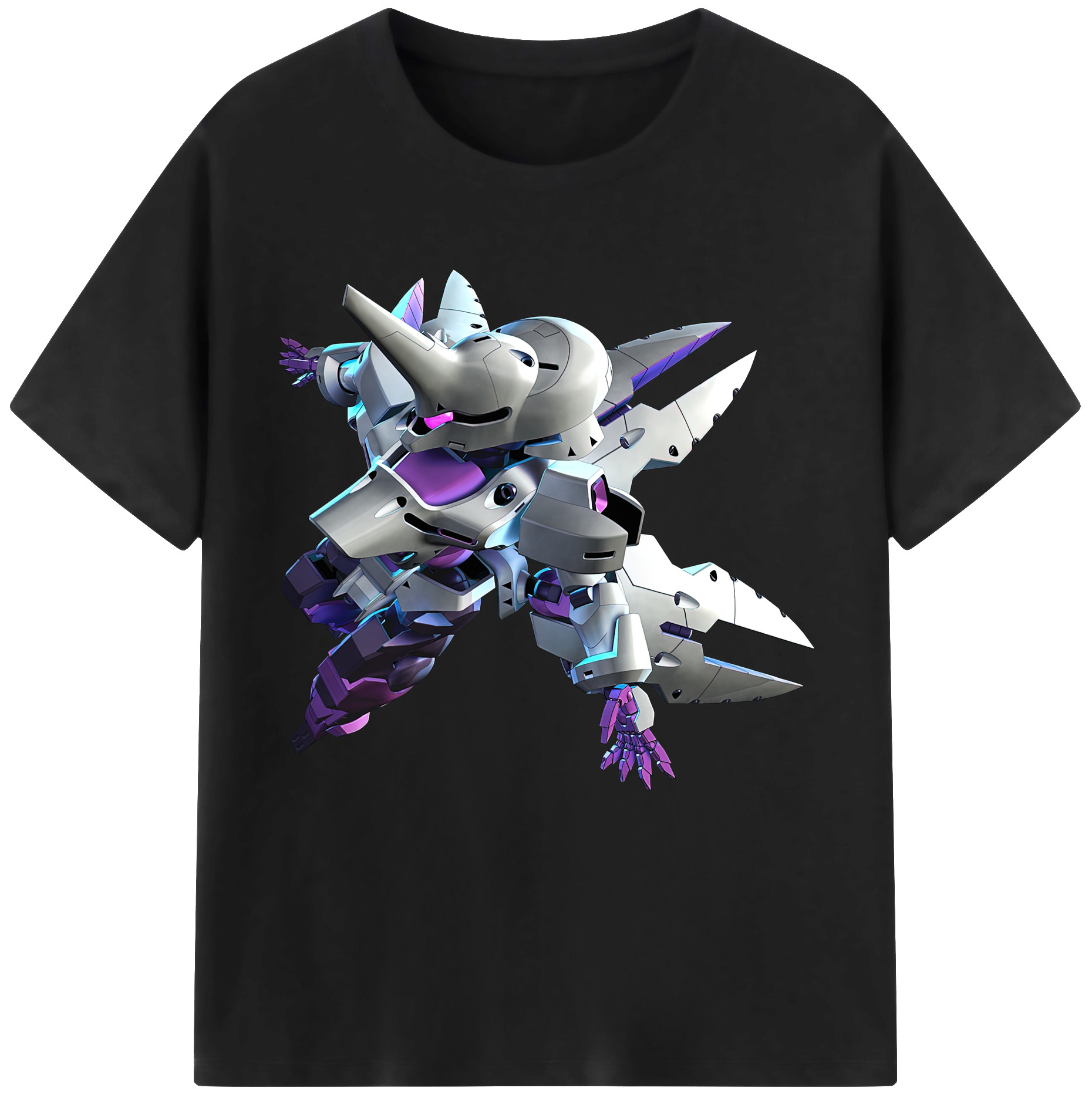 （画像用） 機動戦士ガンダム Mobile Suit Gundam 綿100％半袖Tシャツ（フロントプリント）