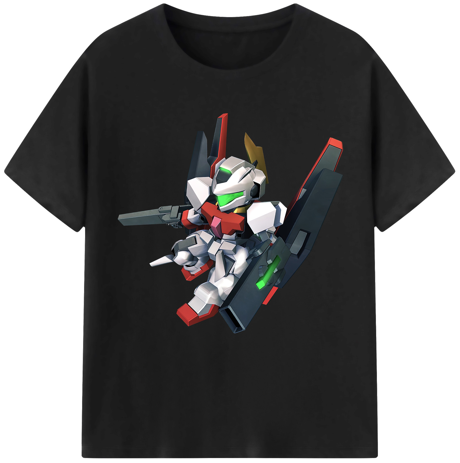 （画像用） 機動戦士ガンダム Mobile Suit Gundam 綿100％半袖Tシャツ（フロントプリント）