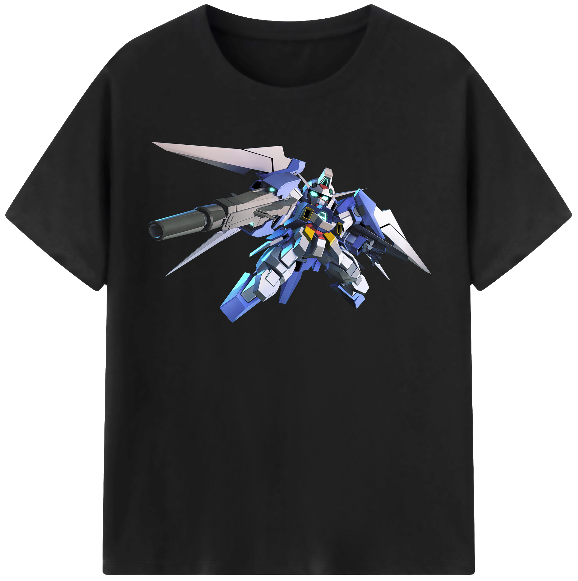 （画像用） 機動戦士ガンダム Mobile Suit Gundam 綿100％半袖Tシャツ（フロントプリント）