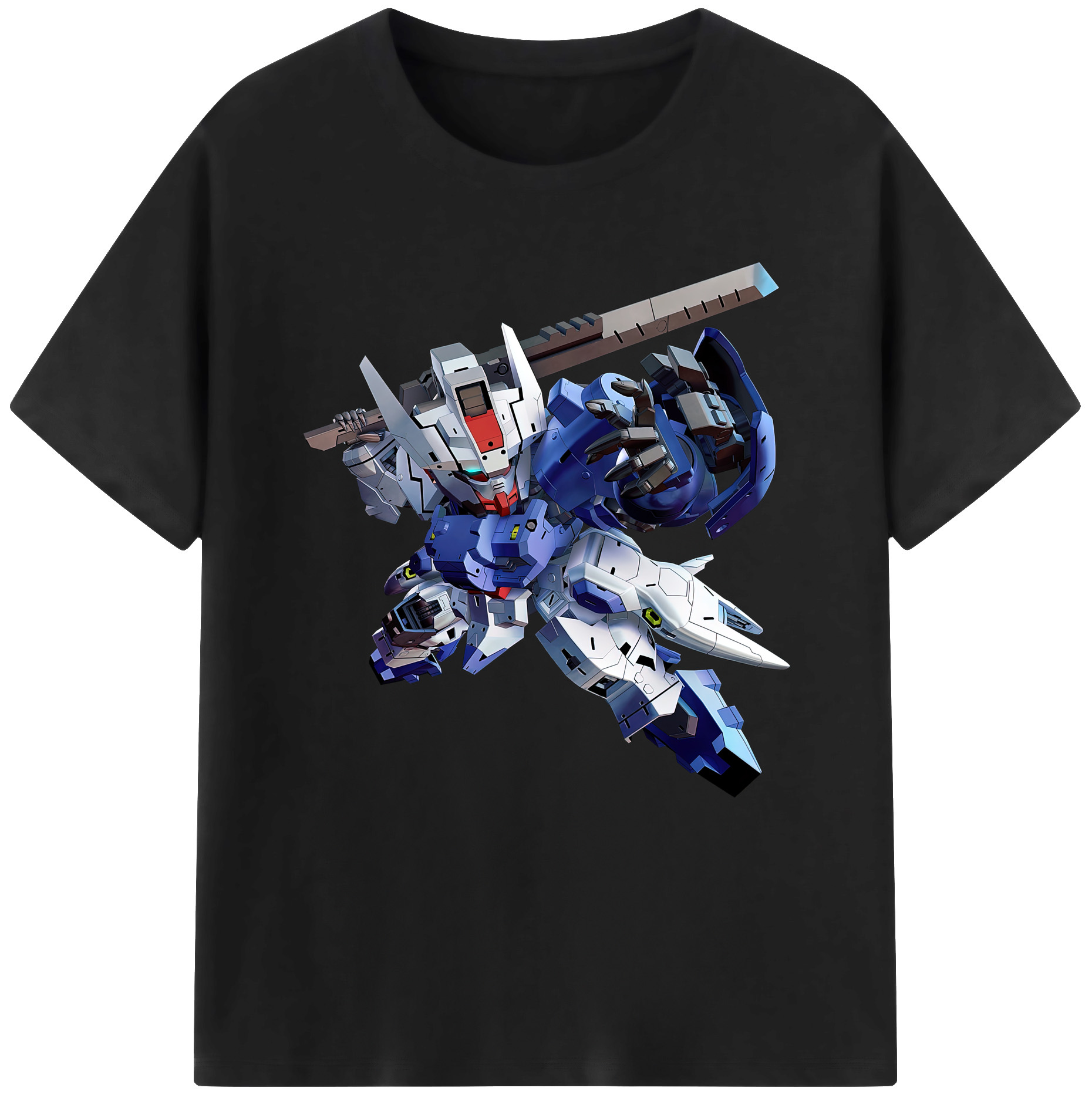 （画像用） 機動戦士ガンダム Mobile Suit Gundam 綿100％半袖Tシャツ（フロントプリント）