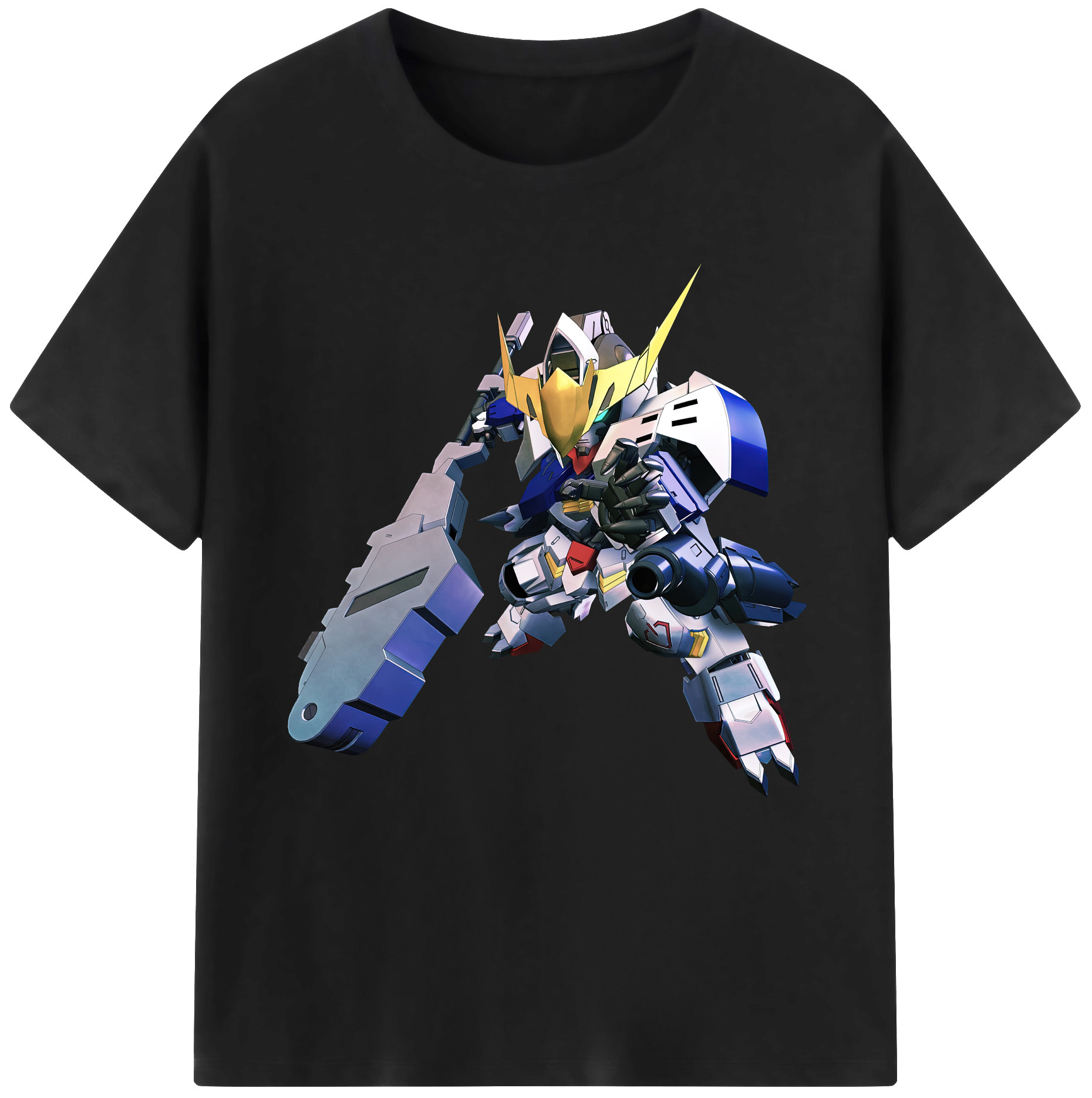 （画像用） 機動戦士ガンダム Mobile Suit Gundam 綿100％半袖Tシャツ（フロントプリント）