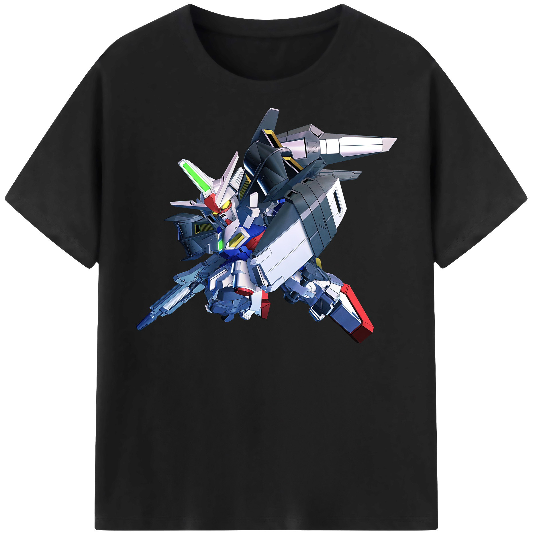 （画像用） 機動戦士ガンダム Mobile Suit Gundam 綿100％半袖Tシャツ（フロントプリント）