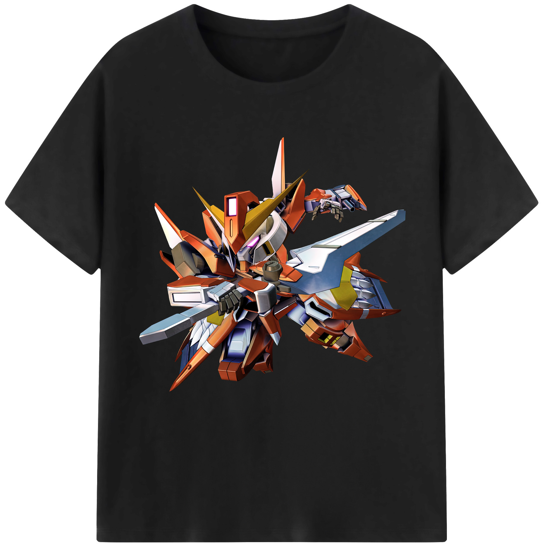 （画像用） 機動戦士ガンダム Mobile Suit Gundam 綿100％半袖Tシャツ（フロントプリント）