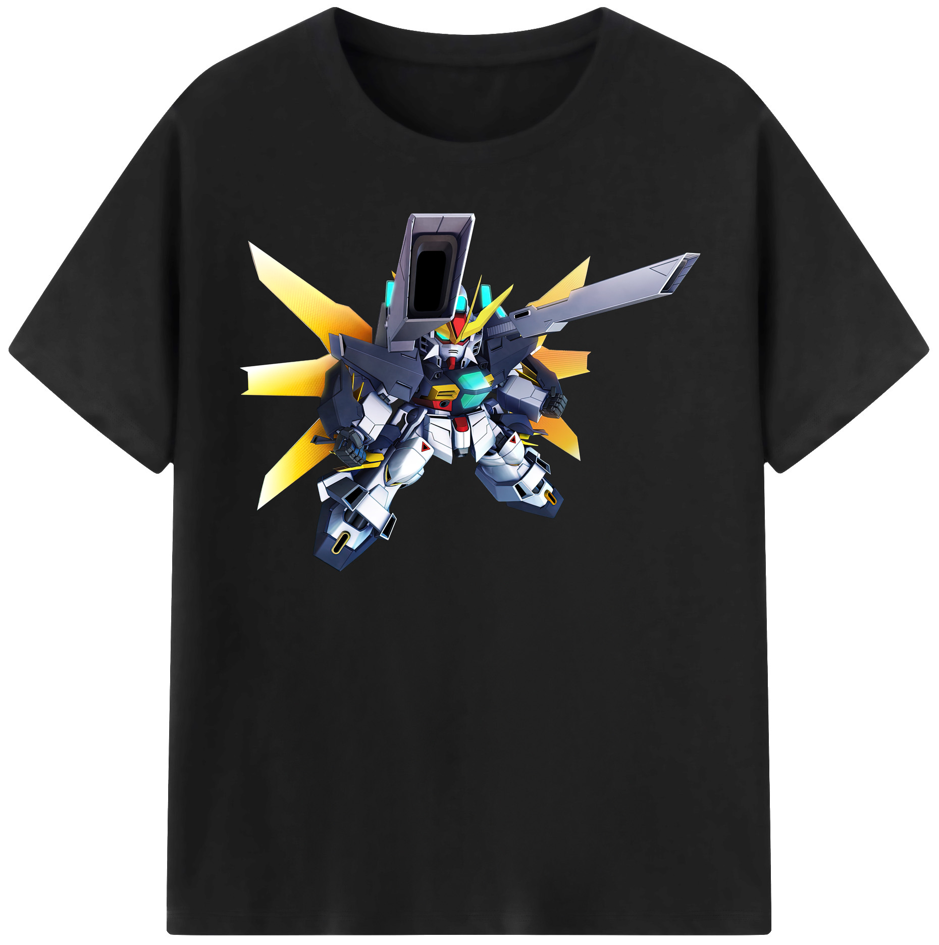 （画像用） 機動戦士ガンダム Mobile Suit Gundam 綿100％半袖Tシャツ（フロントプリント）