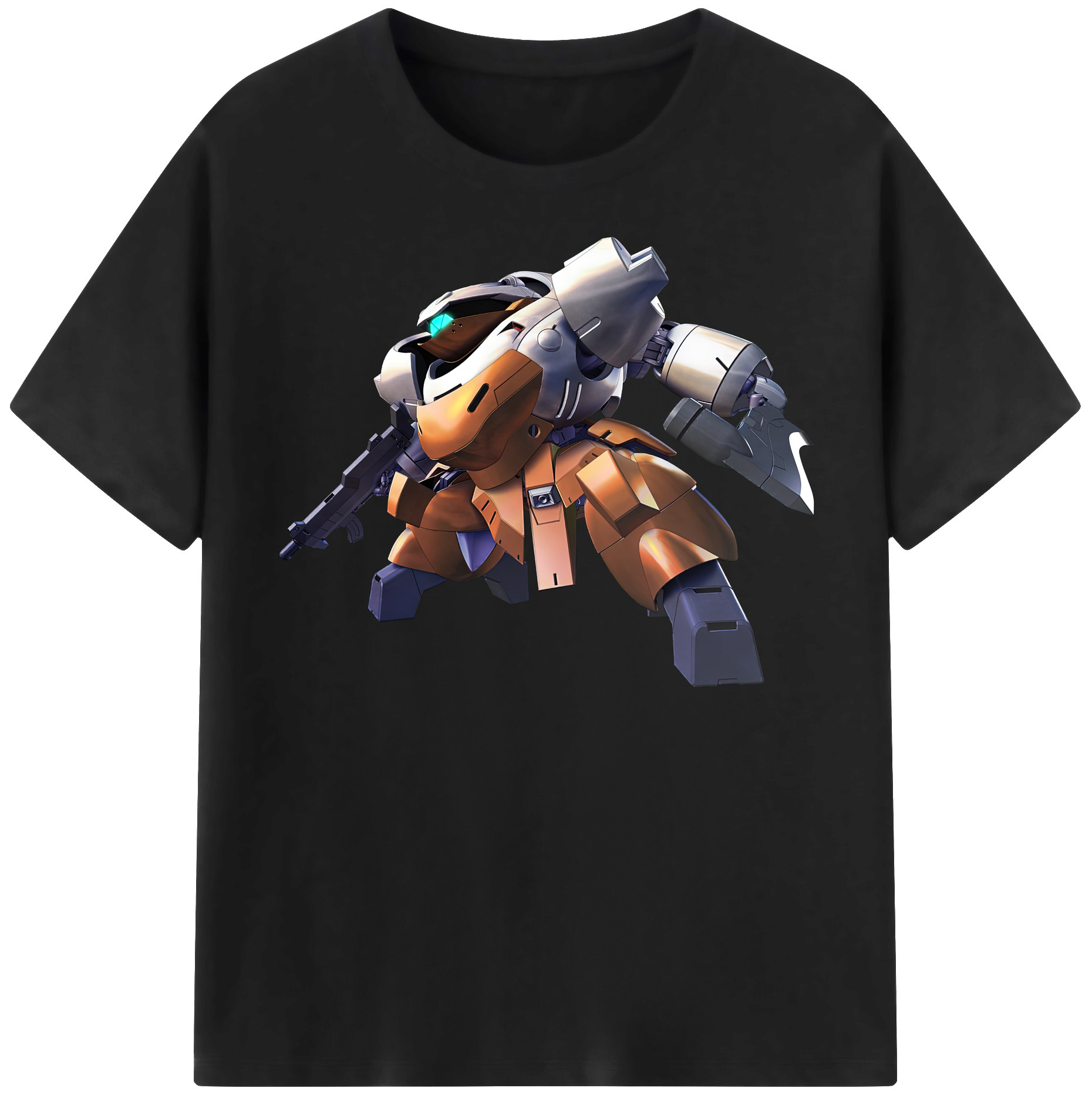 （画像用） 機動戦士ガンダム Mobile Suit Gundam 綿100％半袖Tシャツ（フロントプリント）