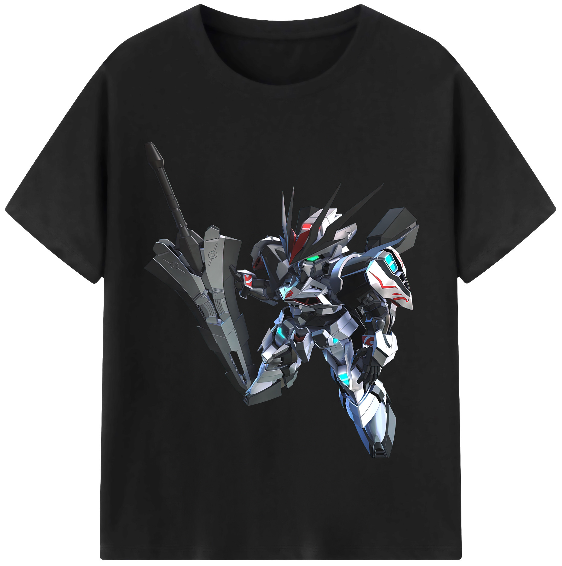 （画像用） 機動戦士ガンダム Mobile Suit Gundam 綿100％半袖Tシャツ（フロントプリント）