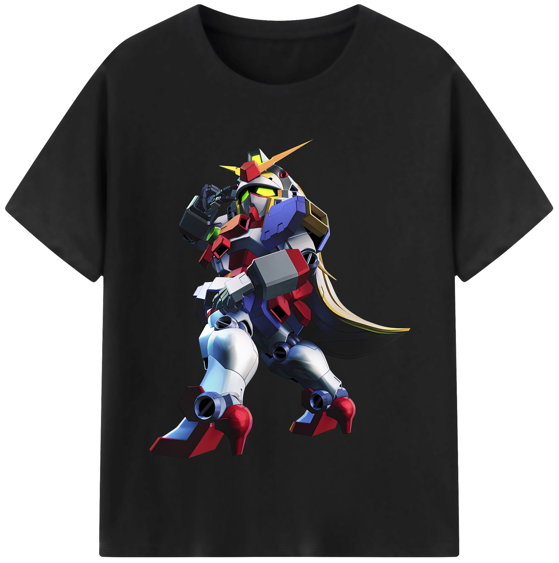 （画像用） 機動戦士ガンダム Mobile Suit Gundam 綿100％半袖Tシャツ（フロントプリント）