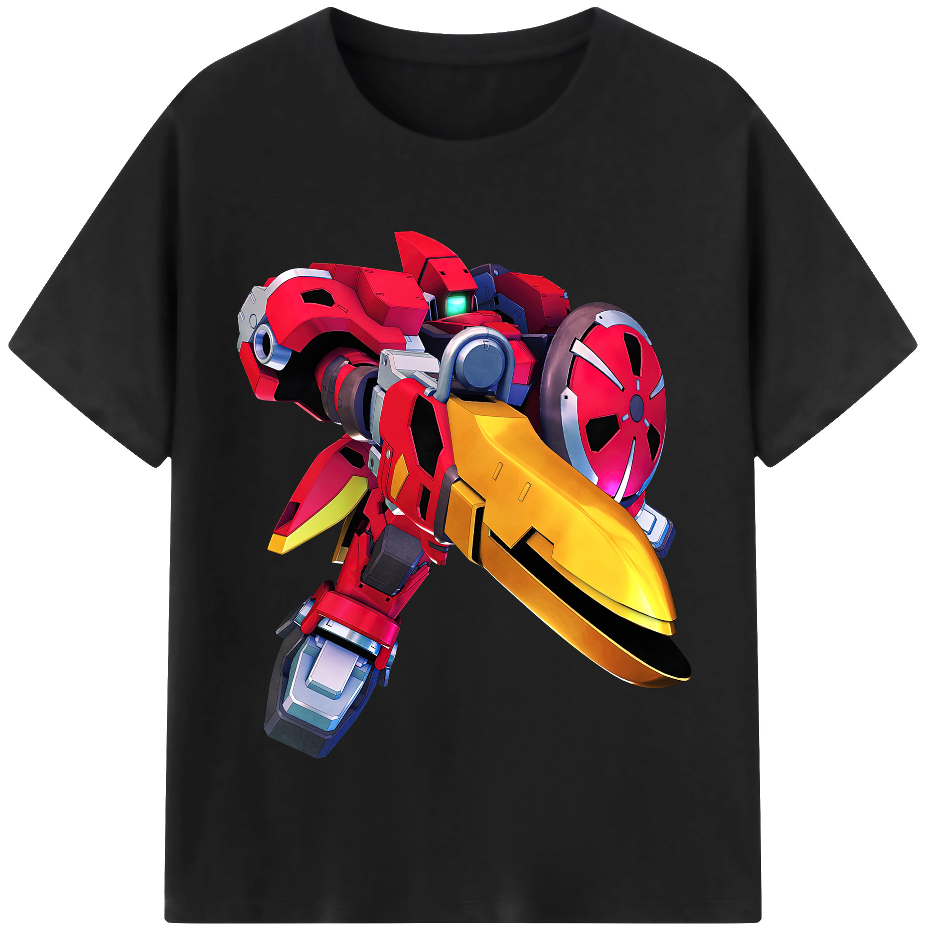 （画像用） 機動戦士ガンダム Mobile Suit Gundam 綿100％半袖Tシャツ（フロントプリント）