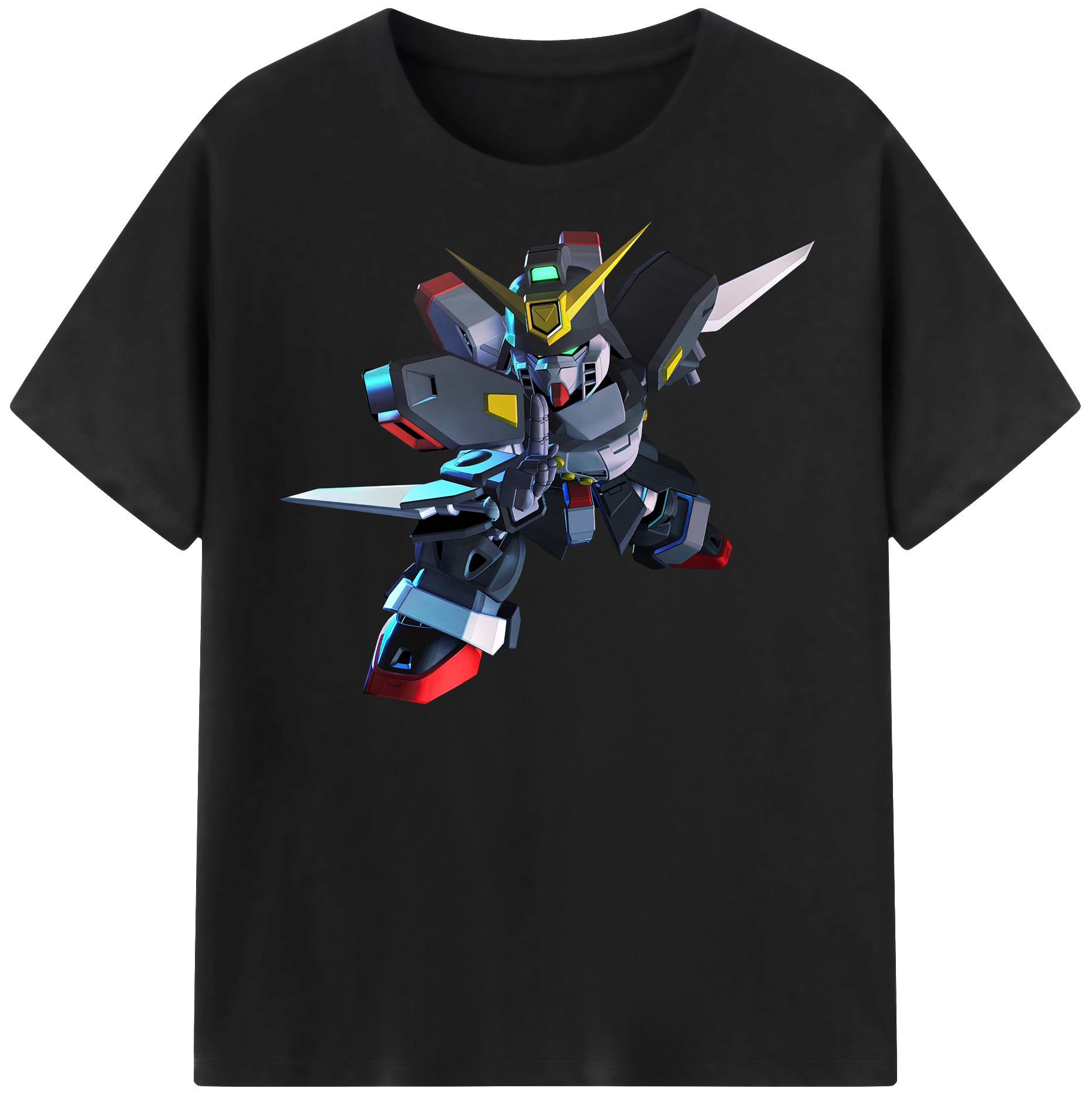 （画像用） 機動戦士ガンダム Mobile Suit Gundam 綿100％半袖Tシャツ（フロントプリント）