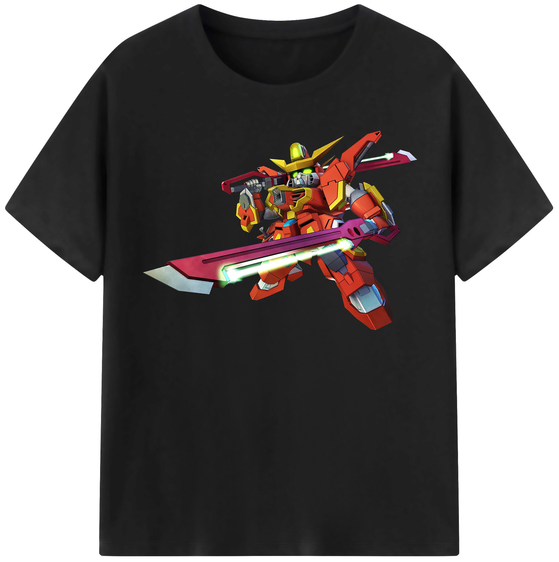 （画像用） 機動戦士ガンダム Mobile Suit Gundam 綿100％半袖Tシャツ（フロントプリント）