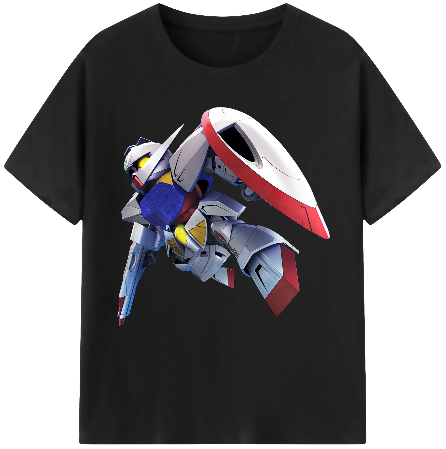 （画像用） 機動戦士ガンダム Mobile Suit Gundam 綿100％半袖Tシャツ（フロントプリント）