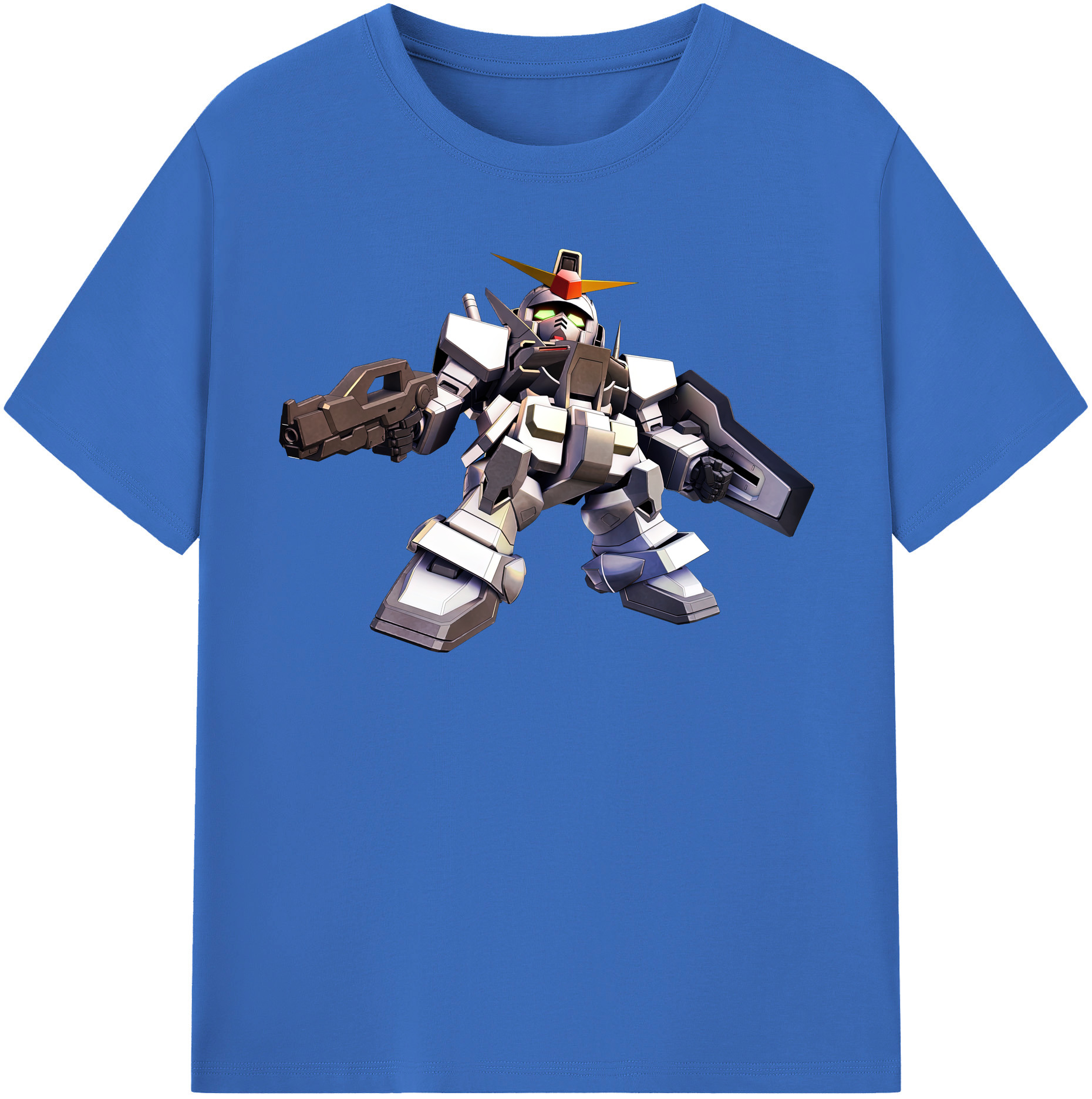 （画像用） 機動戦士ガンダム Mobile Suit Gundam 綿100％半袖Tシャツ（フロントプリント）